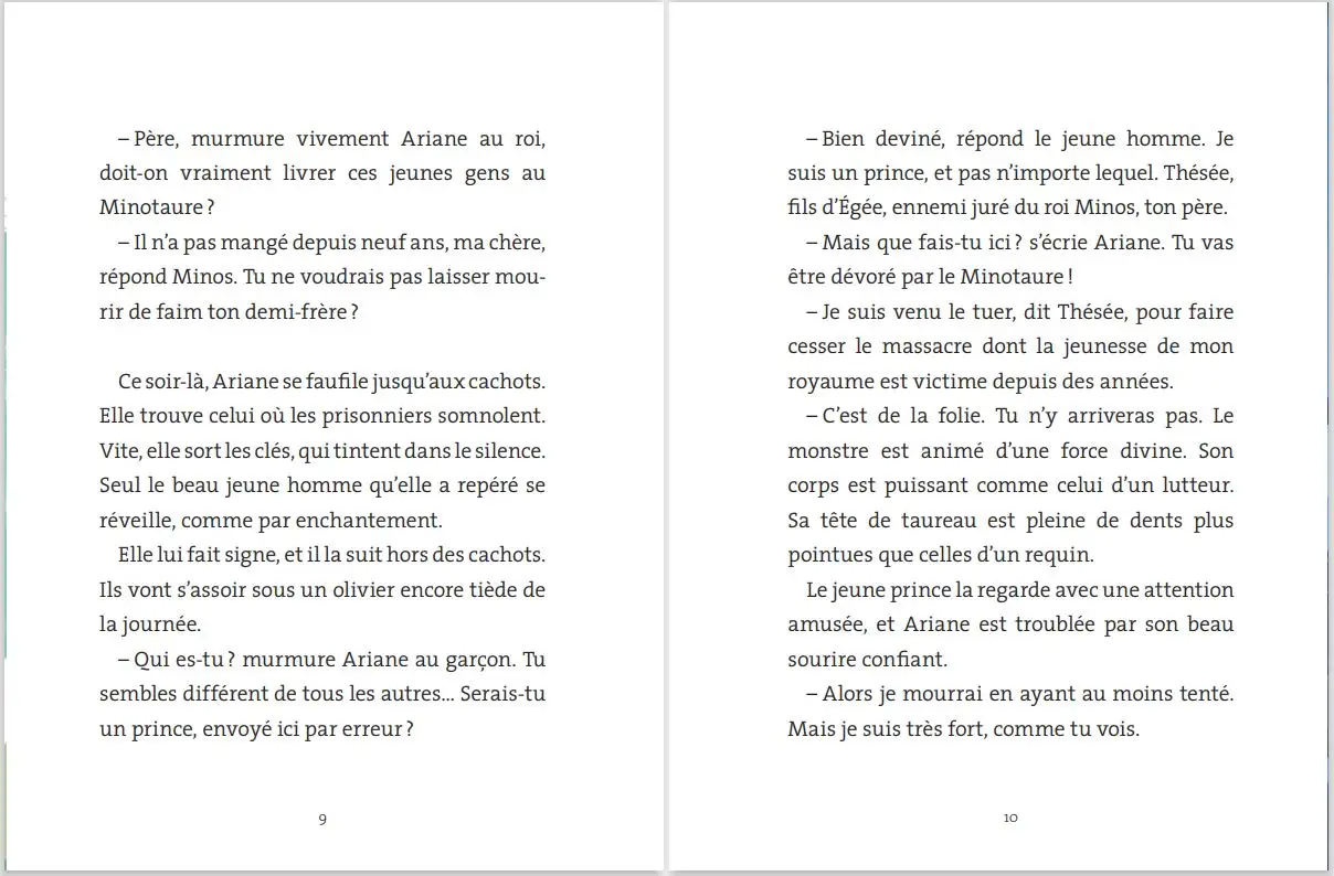 Ariane et le défi du labyrinthe -  Roman mythologie - Dès 7 ans - Roman - 9782092589632 - page-intérieure3