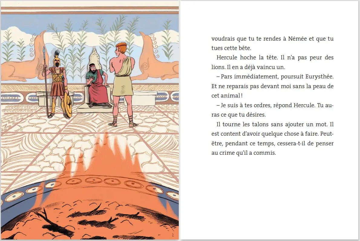 Hercule et le lion de Némée - Roman mythologie - Dès 7 ans - Roman - 9782092589656 - page-intérieure3