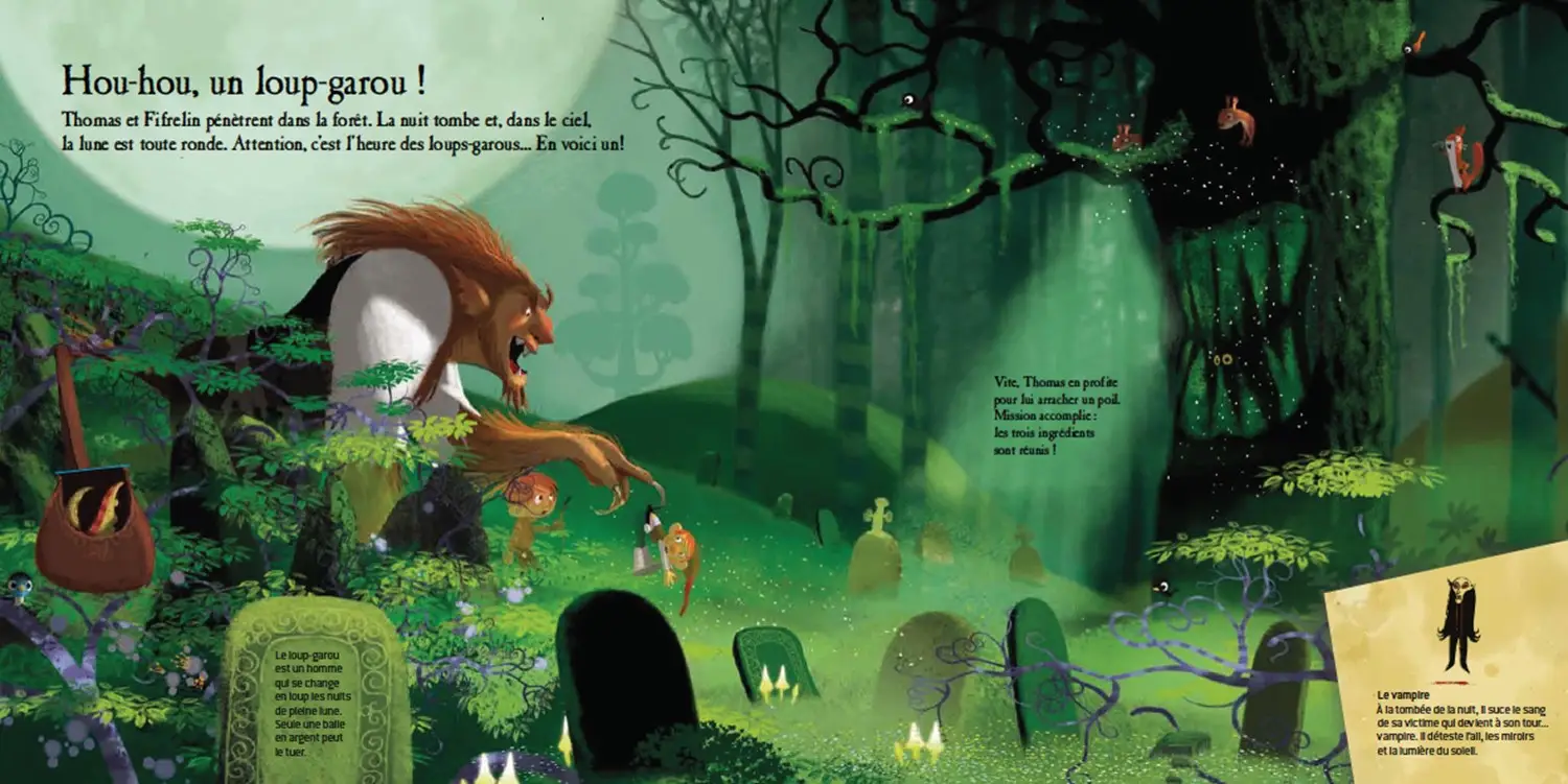 Le grand livre Pop-up des Monstres - livre animé kididoc - dès 4 ans - Livre documentaire - 9782092591055 - page-interieure3