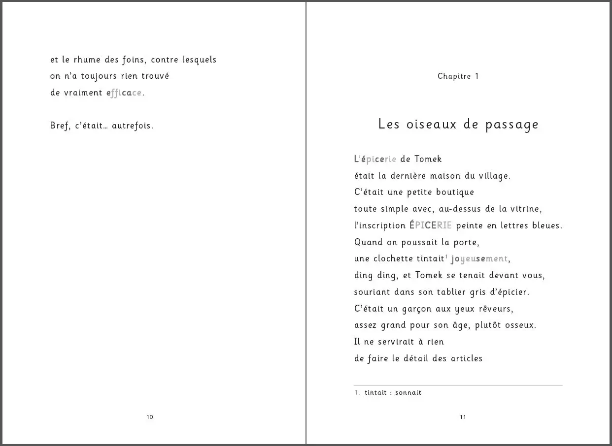 La rivière à l'envers - Tome 1 : Tomek - Version Dyscool - Roman adapté aux Dys - Roman - 9782095000677 - page-interieure3