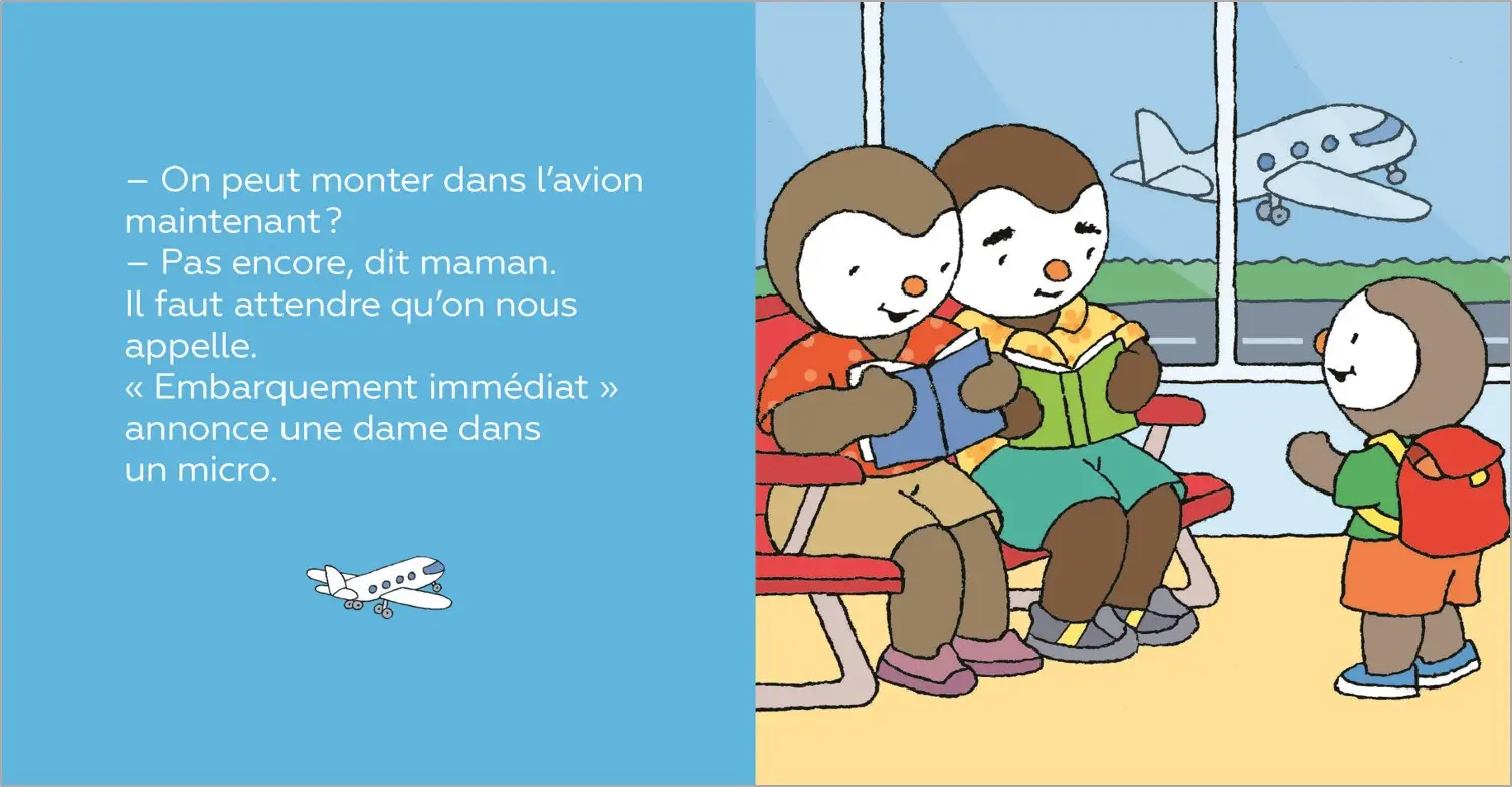  T'choupi prend l'avion - Dès 2 ans - Un livre à lire et à écouter - Album(s) - 9782095001384 - page-interieure3