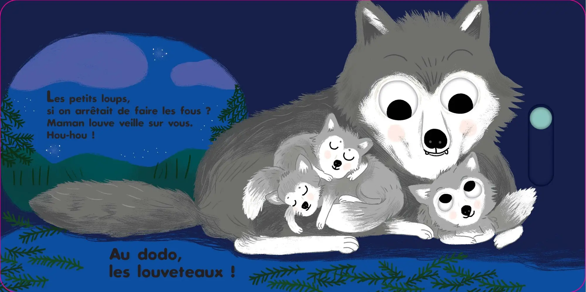 Au dodo - Les amis de la montagne - Livre animé Dès 6 mois - Pour accompagner le rituel du coucher des bébés - Livre d'éveil - 9782095013646 - page-interieure3