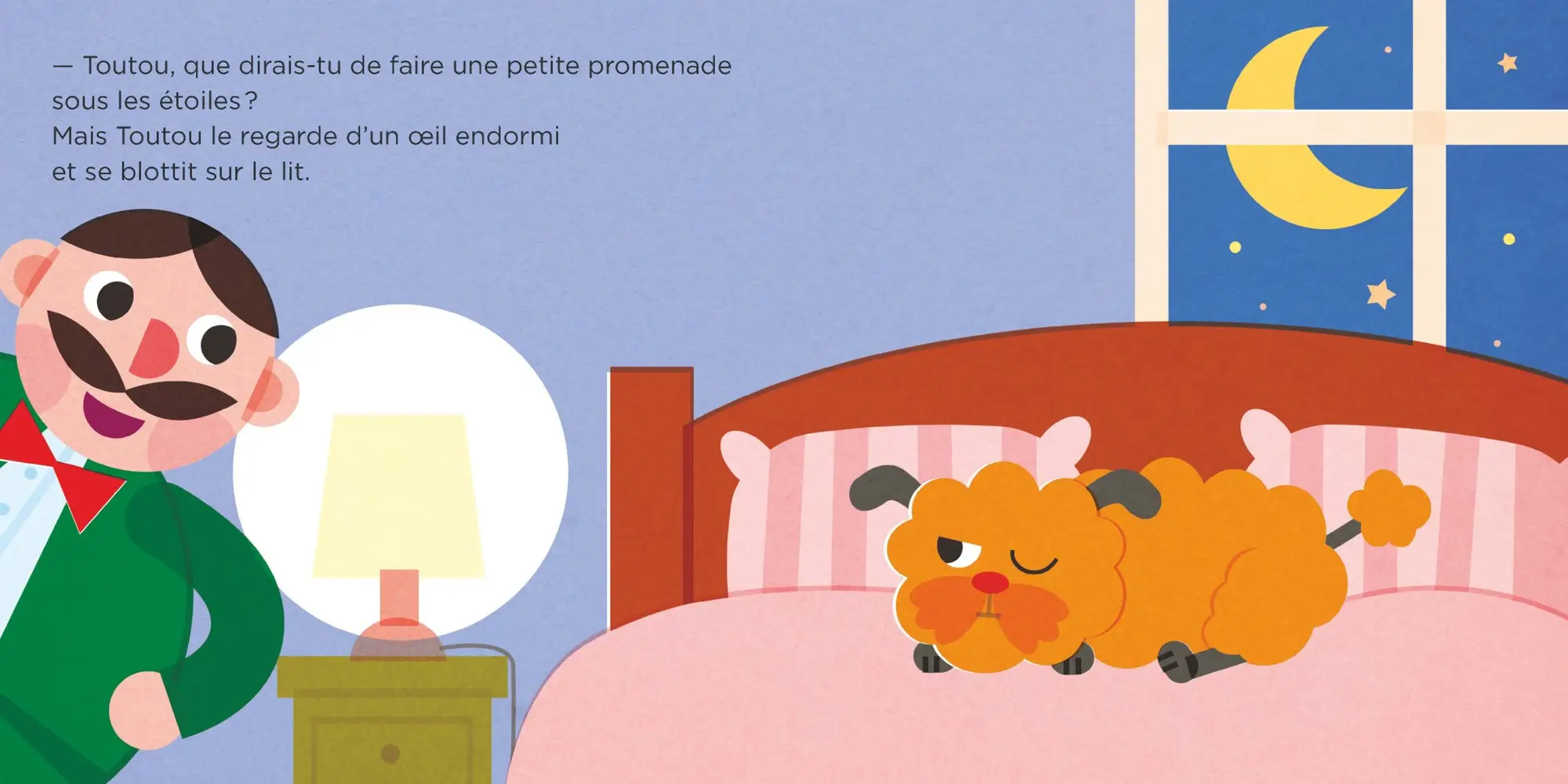 Bonne nuit monsieur Monsieur - Livre à toucher - Dès 2 ans - Album(s) - 9782095014568 - page-interieure3