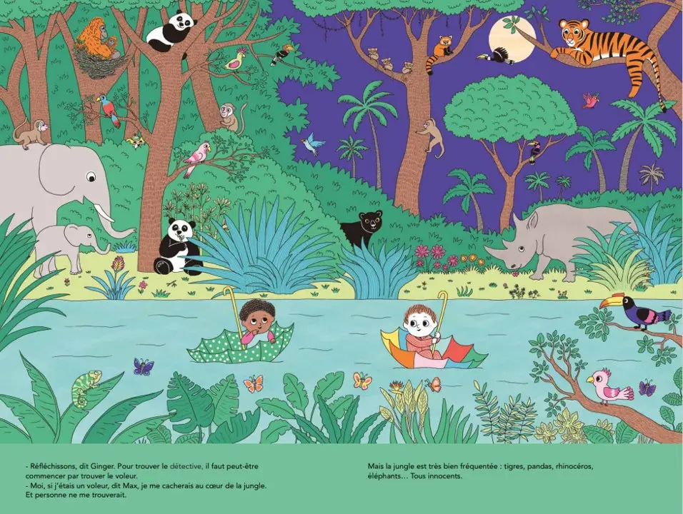 Le voyage en parapluie - Max et lapin - Grand album dès 2 ans - Album(s) - 9782095015954 - page-intérieure3
