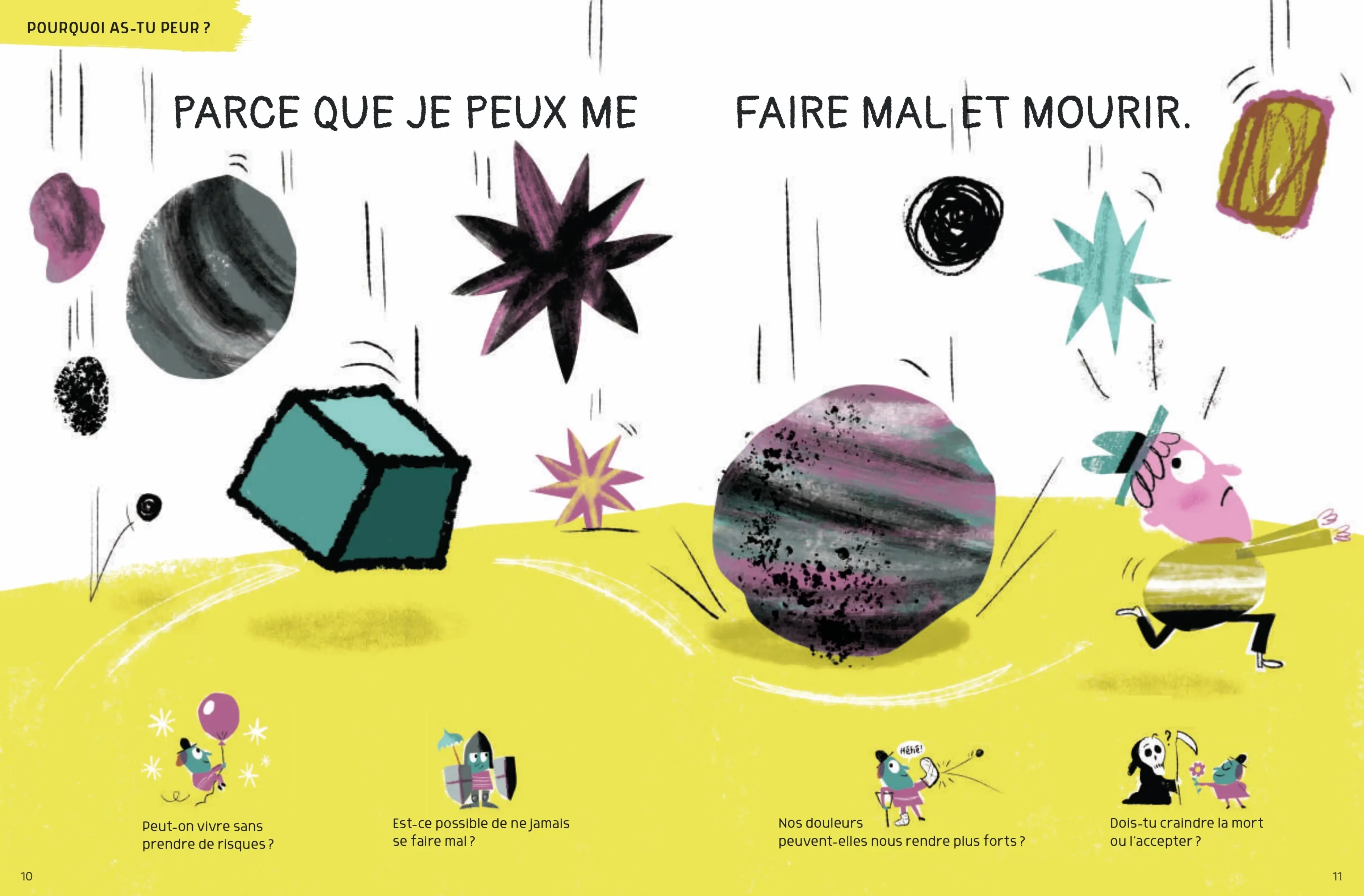 C'est quoi la peur ? - La philosophie au secours des émotions - Philo z'enfants pour les 7-10 ans - Album(s) - 9782095016395 - page-intérieure3