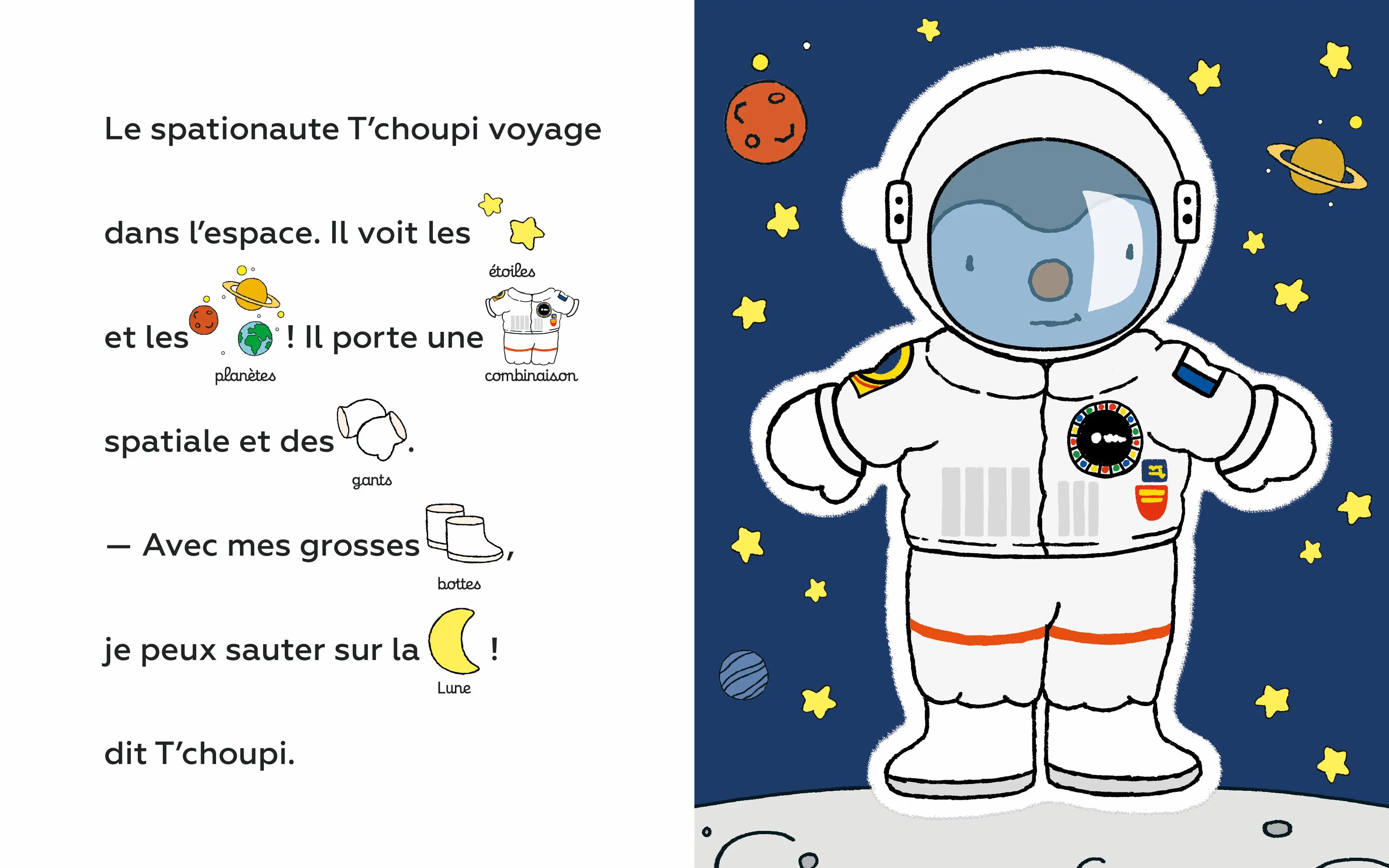 Livre puzzle : méli-mélo T'choupi. - Livre d'éveil - 9782095017583 - page-interieure3
