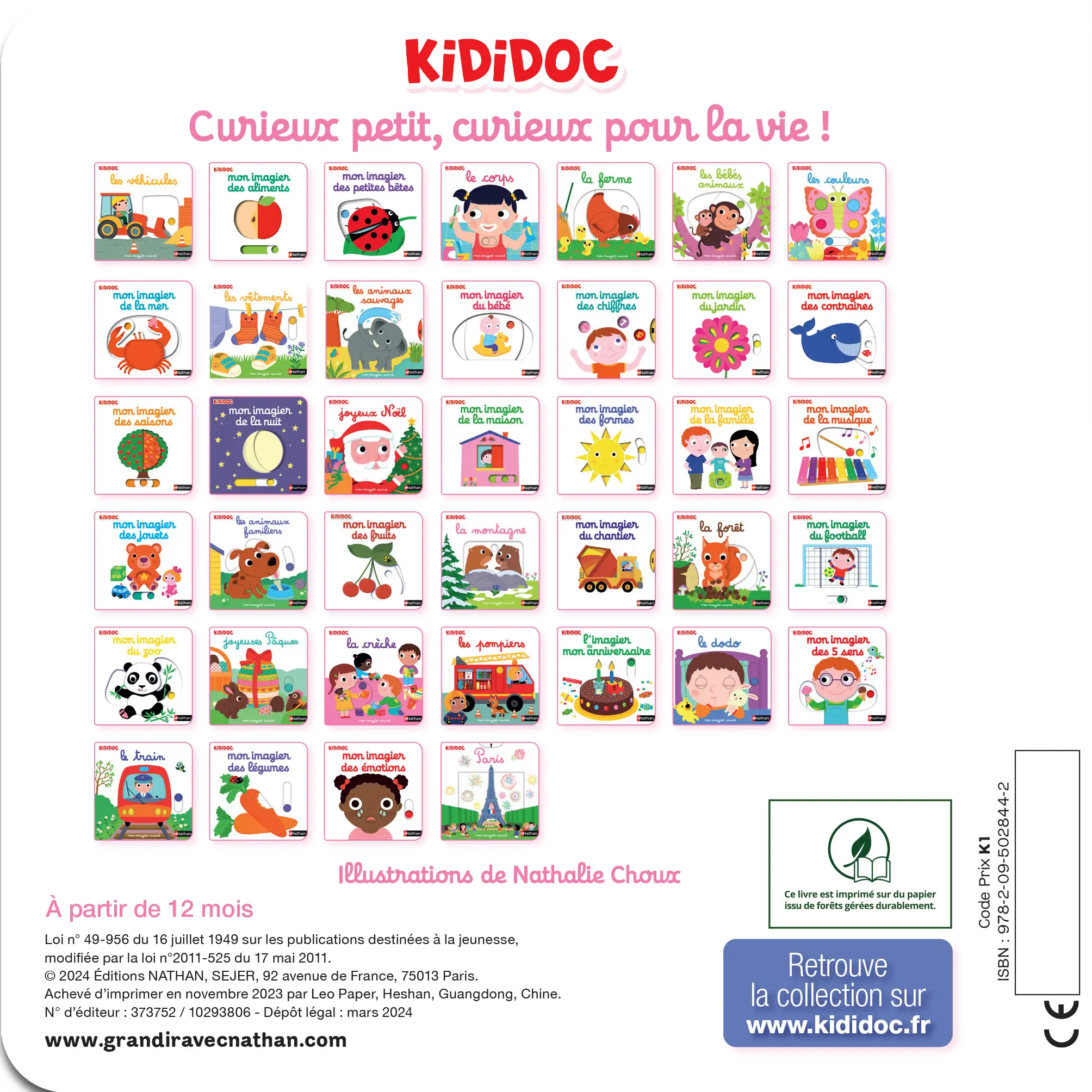 Kididoc - Paris - Nouvelle édition - Dès 1 an - Livre documentaire - 9782095028442 - page-interieure3