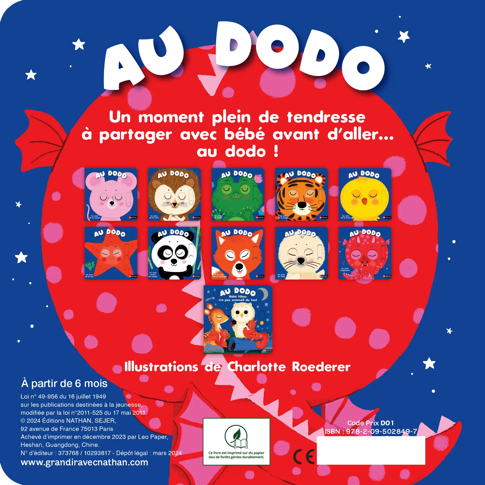 Au dodo - les amis imaginaires - Livre animé dès 6 mois - Pour accompagner le rituel du coucher des bébés - Livre d'éveil - 9782095028497 - page-interieure3