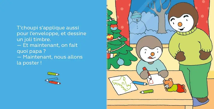 T'choupi écrit au père Noël - Une histoire idéale au moment de faire sa liste de cadeaux, dès 2 ans - Album(s) - 9782095029319 - page-interieure3
