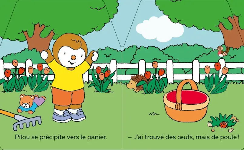 Joyeuses Pâques T'choupi - Dès 2 ans - Livre d'éveil - 9782095029333 - page-interieure3