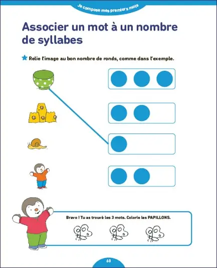 Avec T'choupi - Mes premiers pas vers la lecture - Dès 3 ans -  - 9782095030001 - page-intérieure3