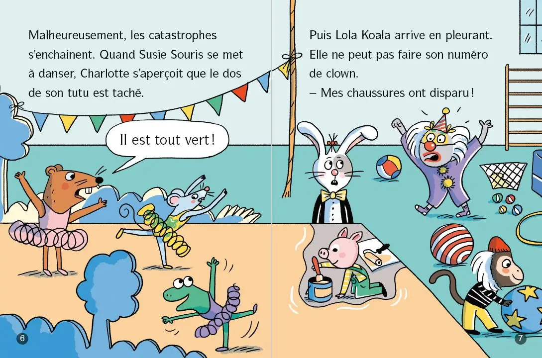 Ursule Lapine, détective au CP: Les clous du spectacle - Lune Bleue - Dès 6 ans - Roman - 9782095030698 - page-interieure3
