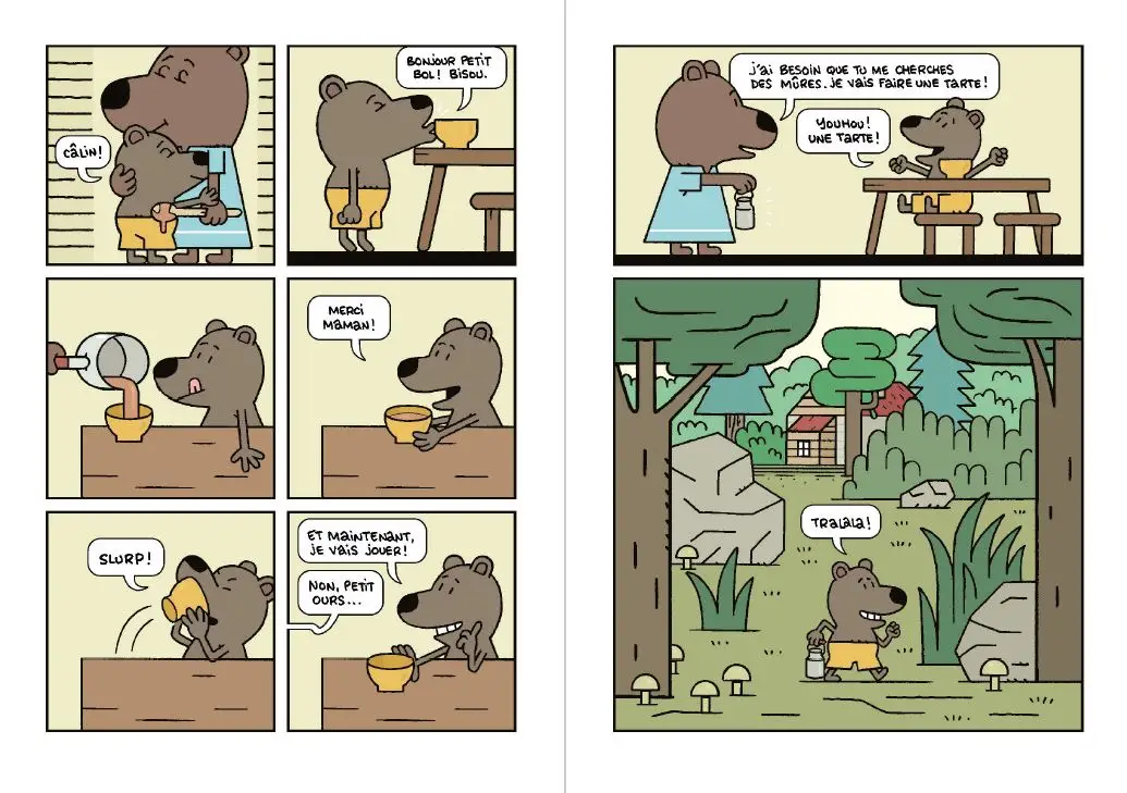 Boucle d'or et les 3 ours - Le jour d'après...la suite incroyable (mais vraie !) du conte - BD - Dès 5 ans  - BD - 9782095030742 - page-interieure3