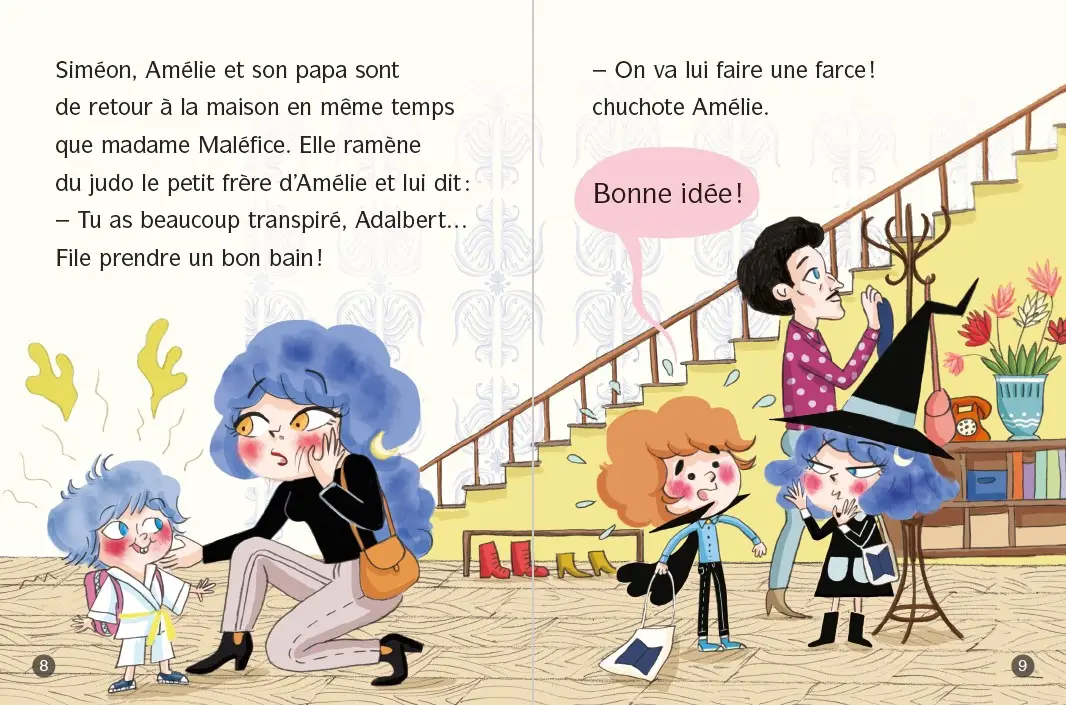 Amélie Maléfice - Les farces féroces - Lune Bleue Dès 6 ans - Roman - 9782095031039 - page-interieure3