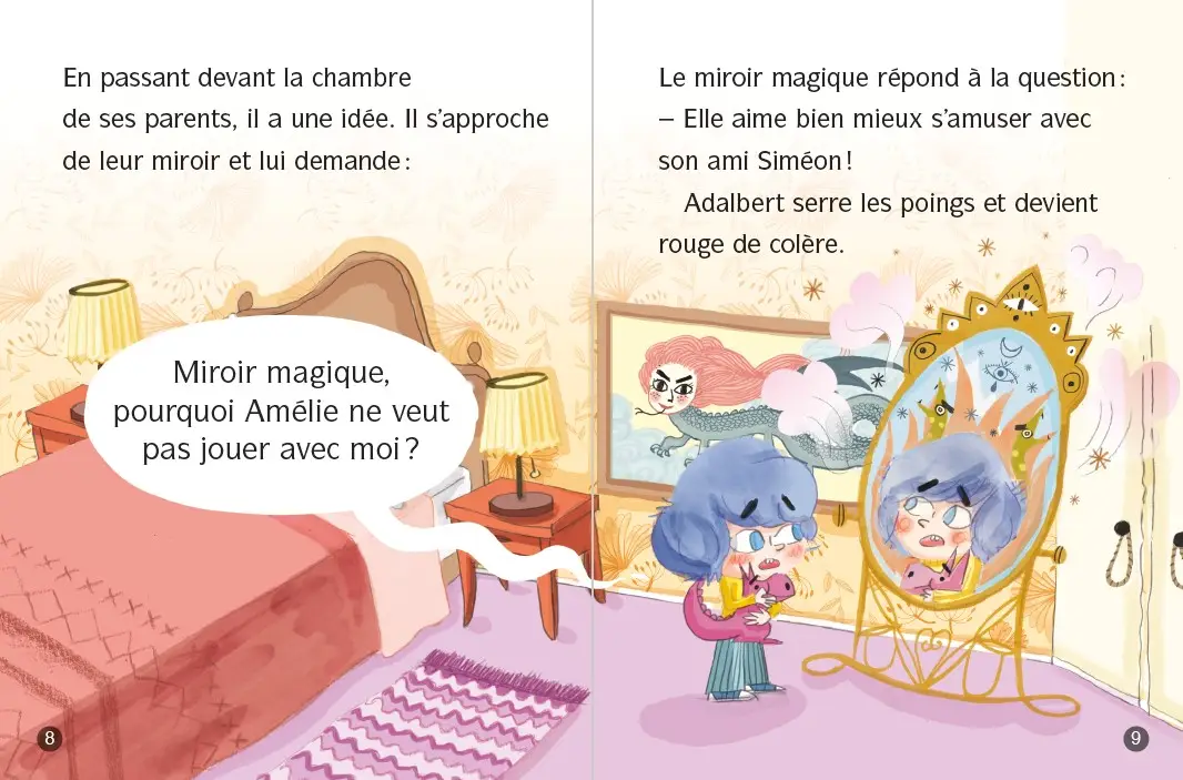 Amélie Maléfice - Le jumeau diabolique - Lune Bleue Dès 6 ans - Roman - 9782095031053 - page-interieure3