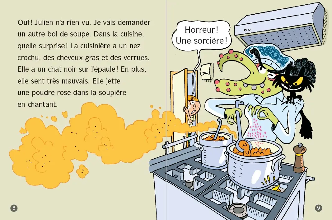  Frissons au CP - Soupe de sorcière - Lune Bleue Dès 6 ans - Roman - 9782095031190 - page-interieure3
