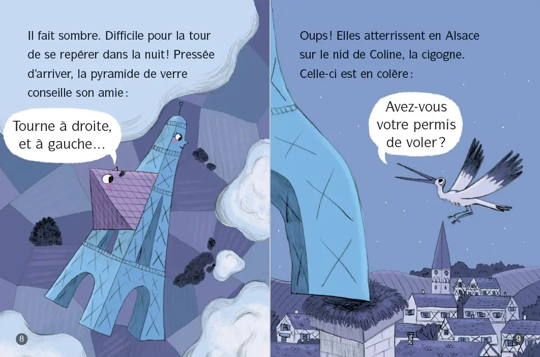 La tour Eiffel en Egypte - Lune Bleue Dès 6 ans - Roman - 9782095031275 - page-interieure3