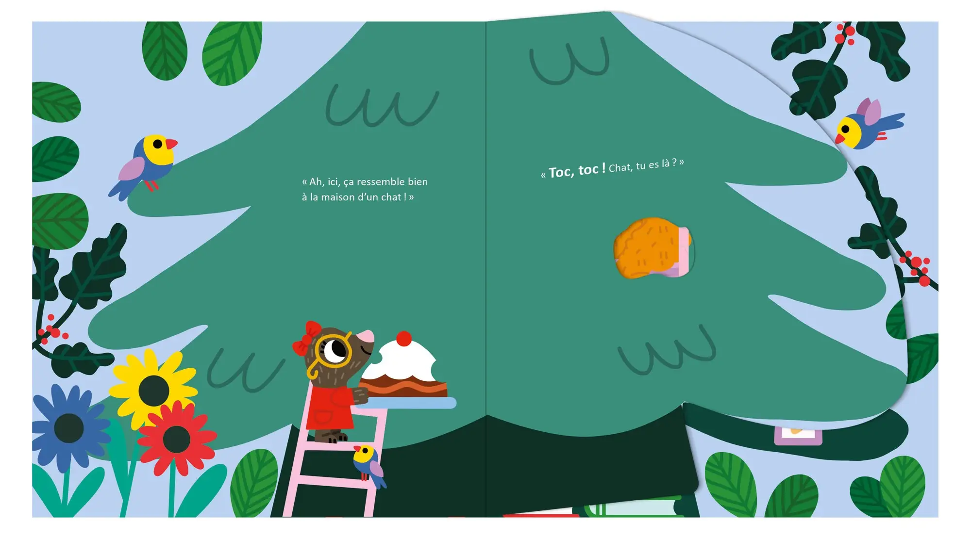 Un petit bout de rien du tout - un album animé avec 5 grands flaps à trous - Dès 18 mois - Album(s) - 9782095033996 - page-interieure3