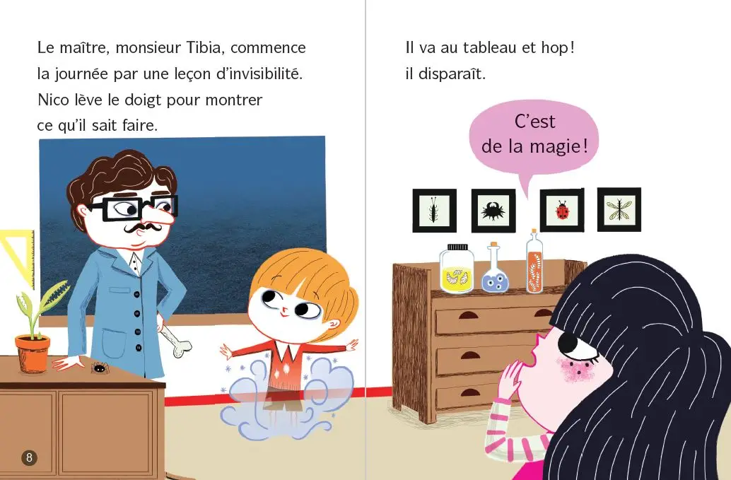 Drôle d'école -  Lune Bleue - Dès 6 ans - Roman - 9782095037178 - page-interieure3