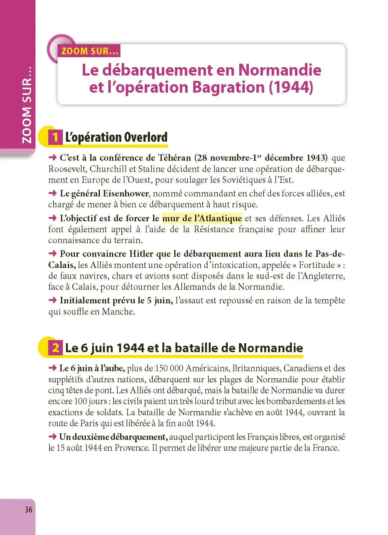Histoire-Géographie Terminale - ABC Excellence - Bac 2027 - Enseignement commun Tle - Cours complets, Notions-clés et vidéos, Points méthode, Exercices et corrigés détaillés - Livre de cours, méthode et exercices - 9782091571430 -  [page intérieure36]