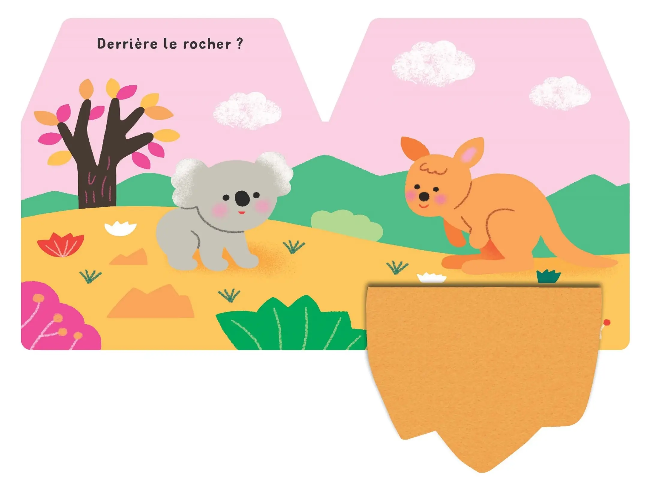 Cache-cache petit  koala  - Livre matière - éveil -  Dès 6 mois - Livre d'éveil - 9782092491614 - page intérieure4