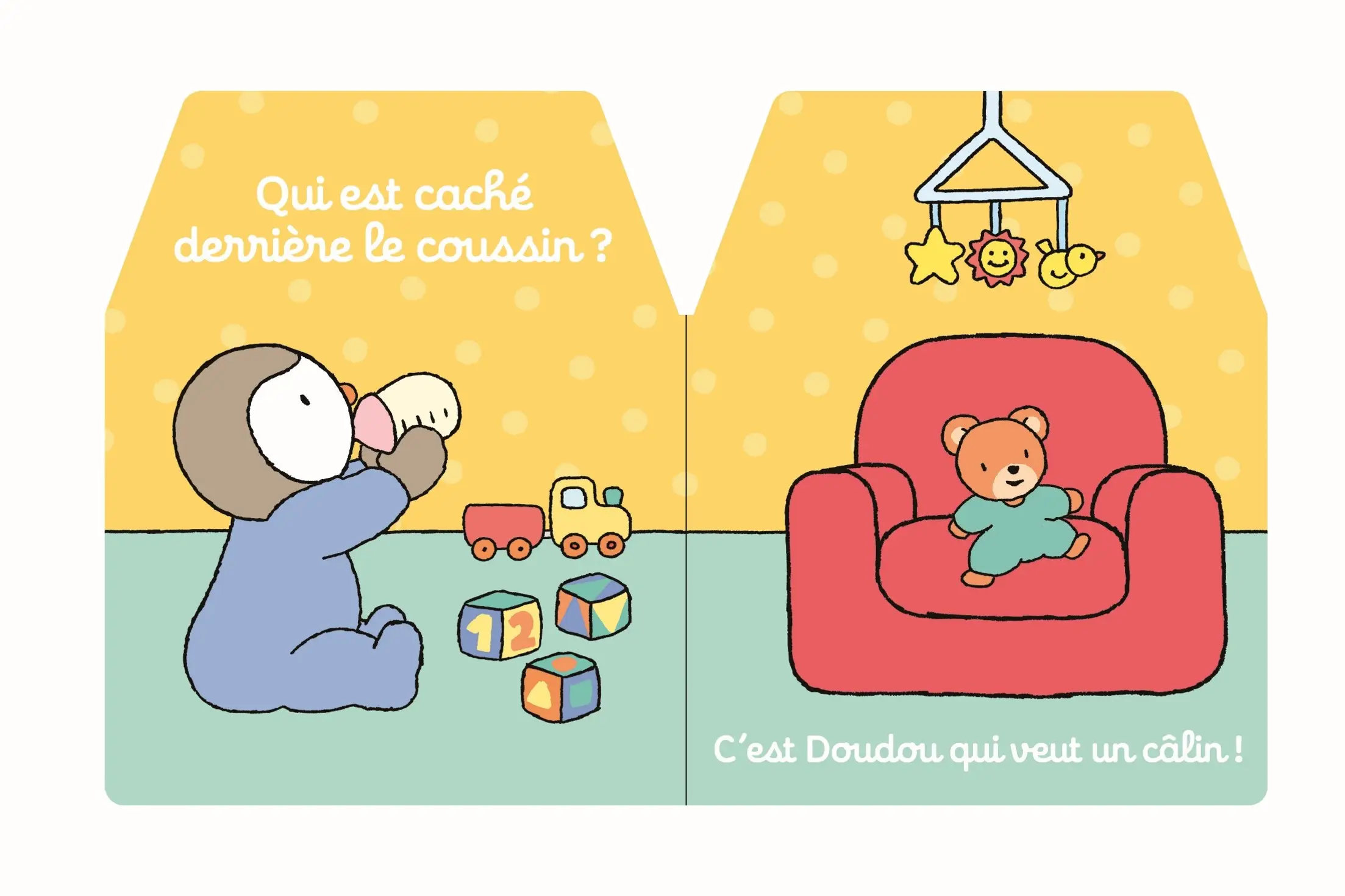 Bébé T'choupi - Bonne nuit ! - livre coucou/caché - Dès 6 mois - Livre d'éveil - 9782092492529 - page intérieure4