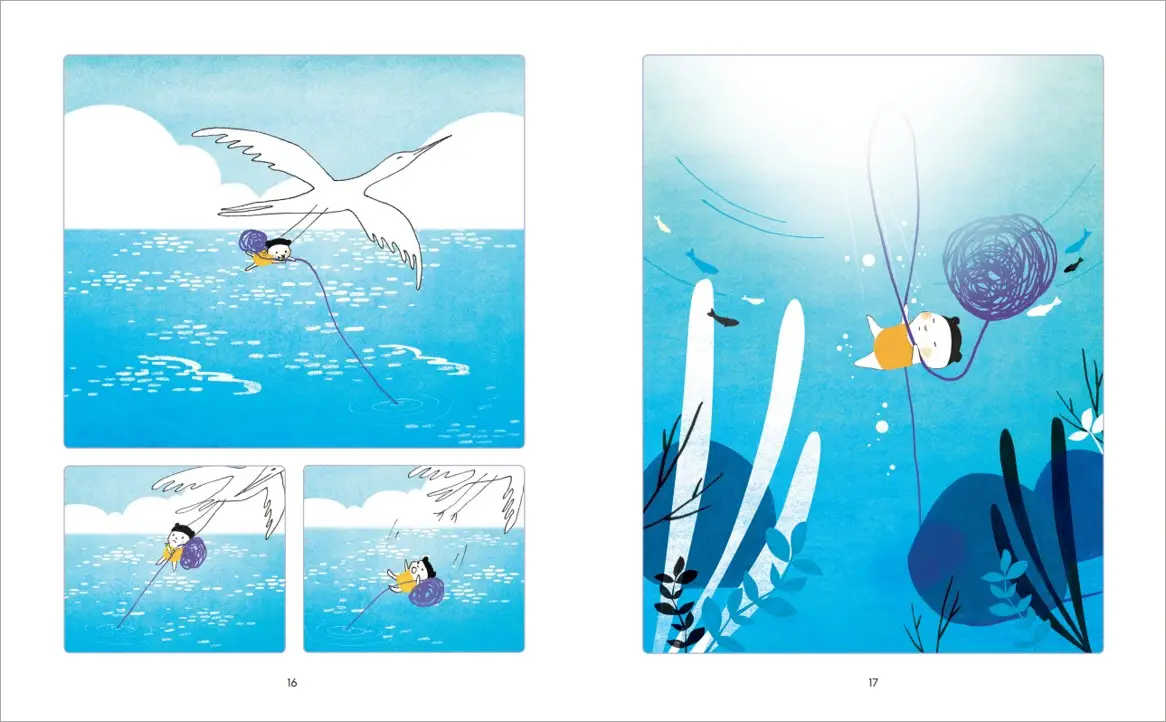 Le fil - MINI BULLES - BD - Dès 3 ans  - BD - 9782092494592 - page-interieure4