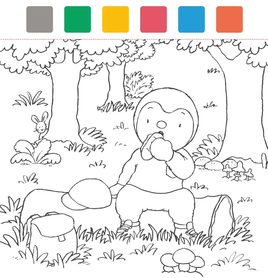 Les mercredis de T'choupi - Peinture à l'eau : 8 tableaux à peindre sur le thème des vacances - Dès 3 ans - Cahier d'activités - 9782092497913 - page-interieure4