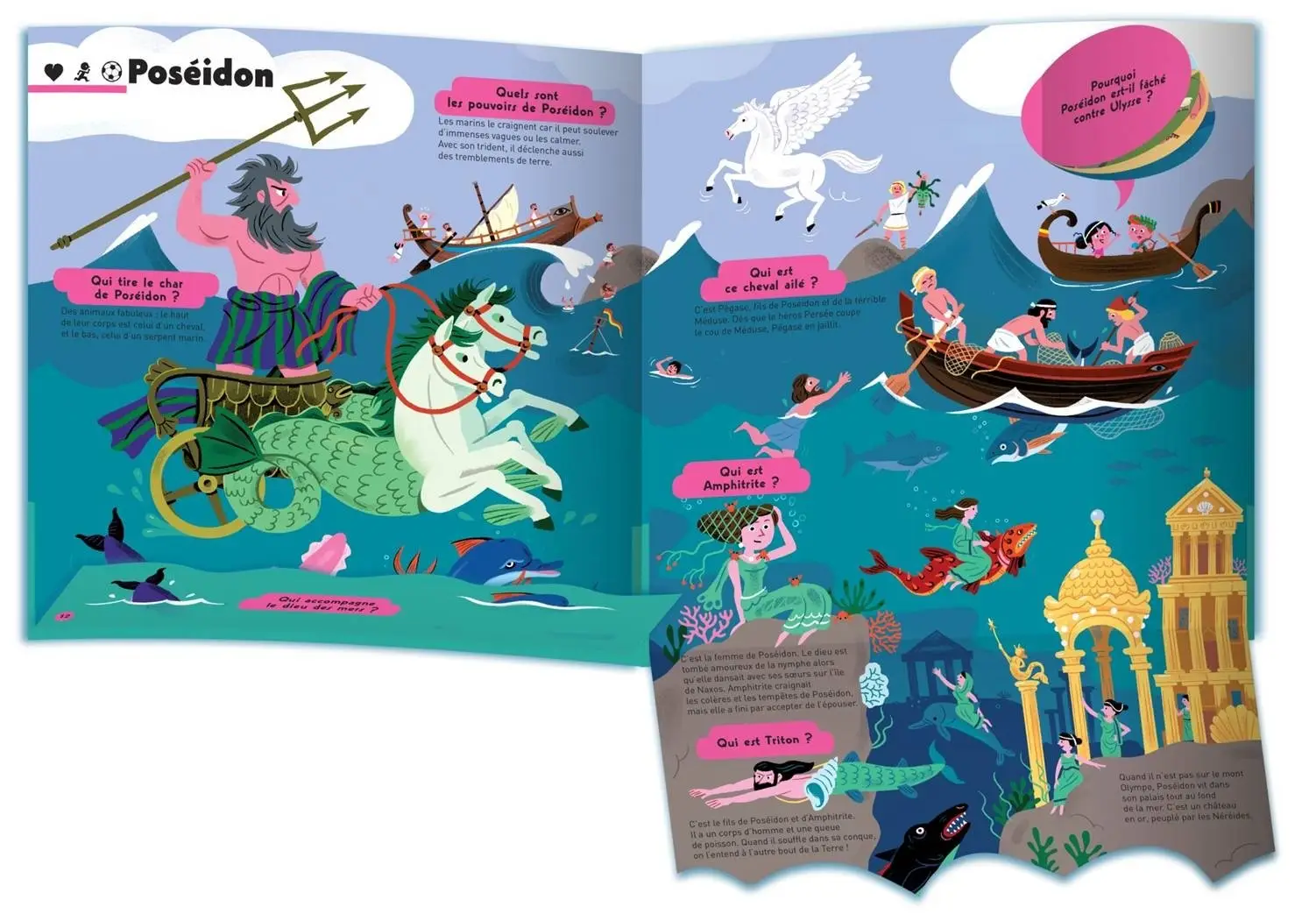 Le grand Kididoc de la mythologie - Livre Pop-up - Dès 5 ans - Livre documentaire - 9782092571101 - page-interieure4