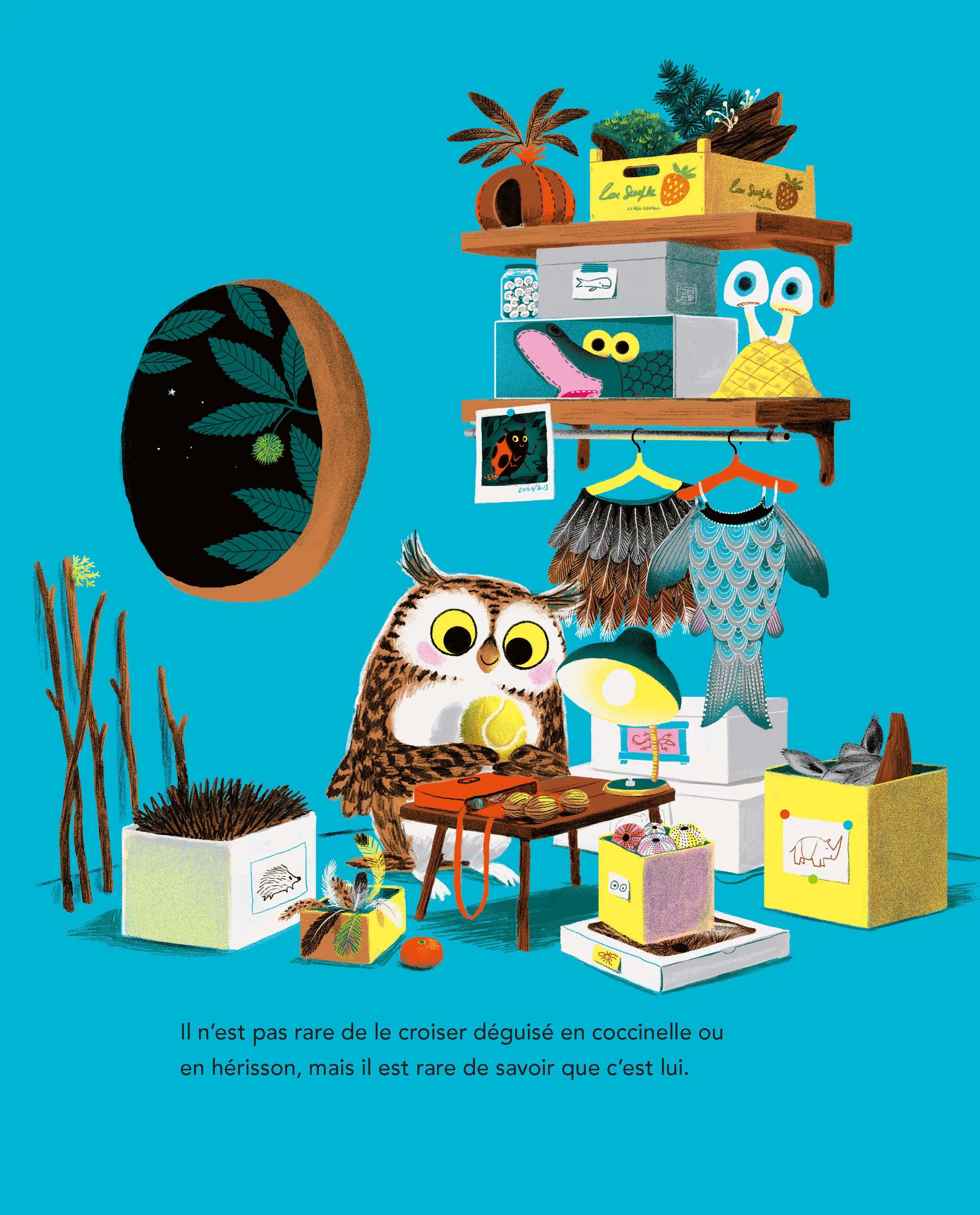 Livre Pop-up - Edmond et ses amis - La fête sous la lune - Dès 3 ans - Album(s) - 9782092590744 - page intérieure4