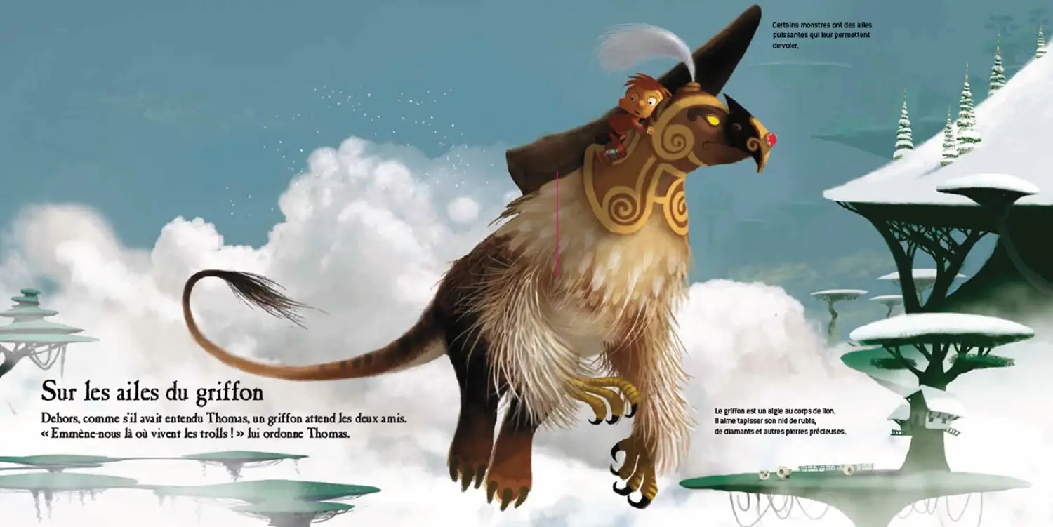 Le grand livre Pop-up des Monstres - livre animé kididoc - dès 4 ans - Livre documentaire - 9782092591055 - page-interieure4
