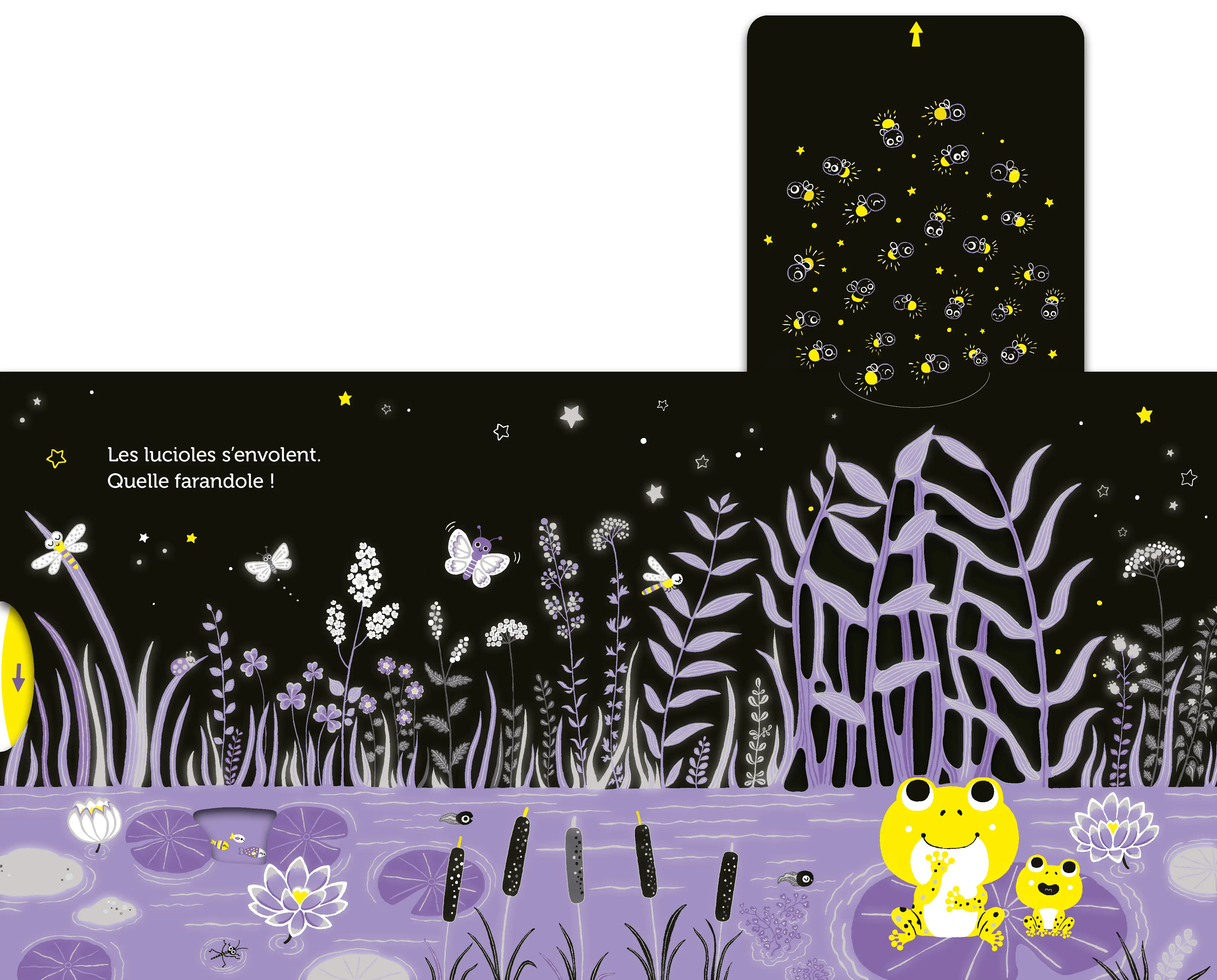 Promenade sous les étoiles -  livre d'éveil animé, pour les bébés dès 6 mois - Livre d'éveil - 9782092592717 - page intérieure4