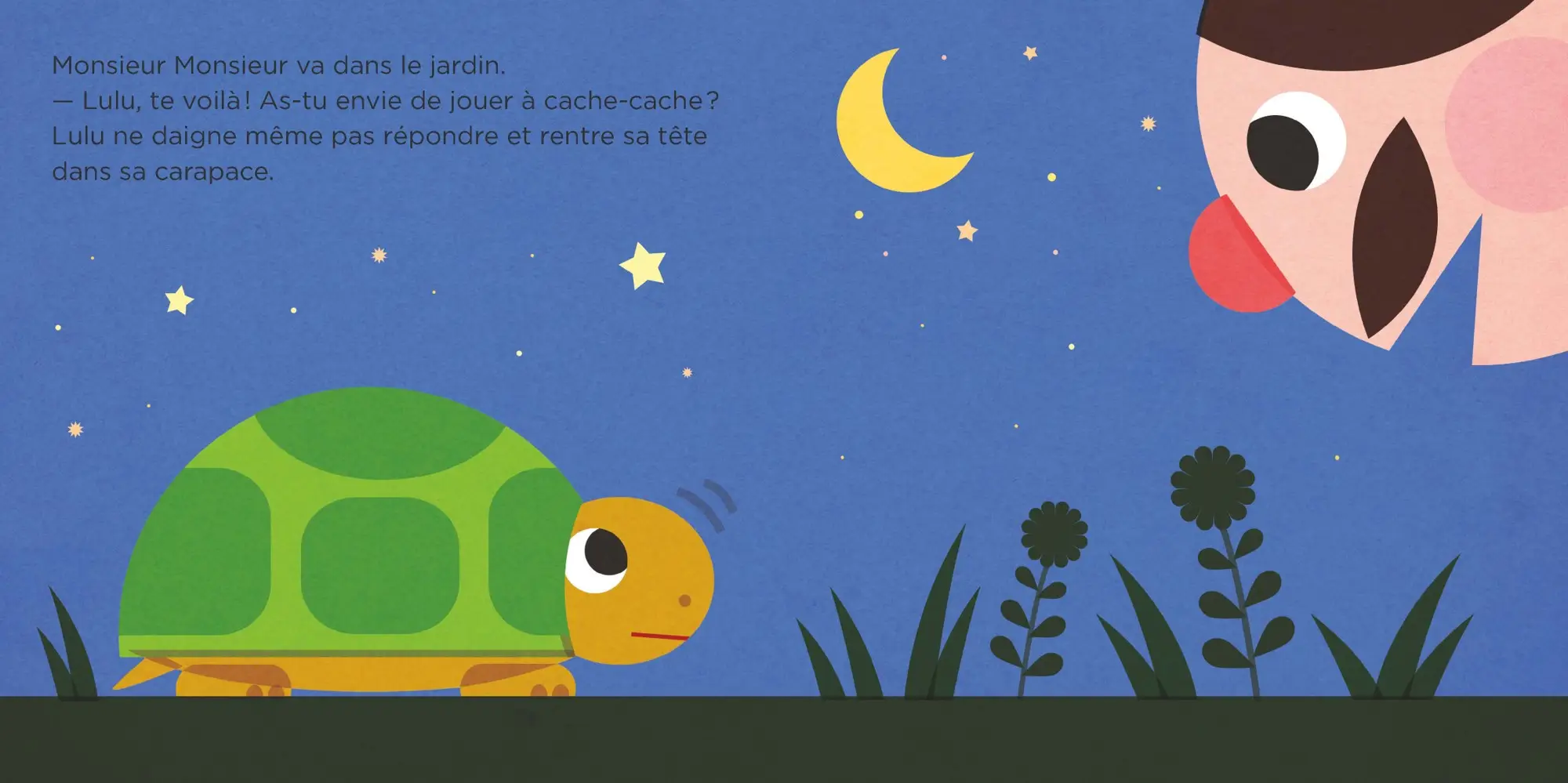 Bonne nuit monsieur Monsieur - Livre à toucher - Dès 2 ans - Album(s) - 9782095014568 - page-interieure4