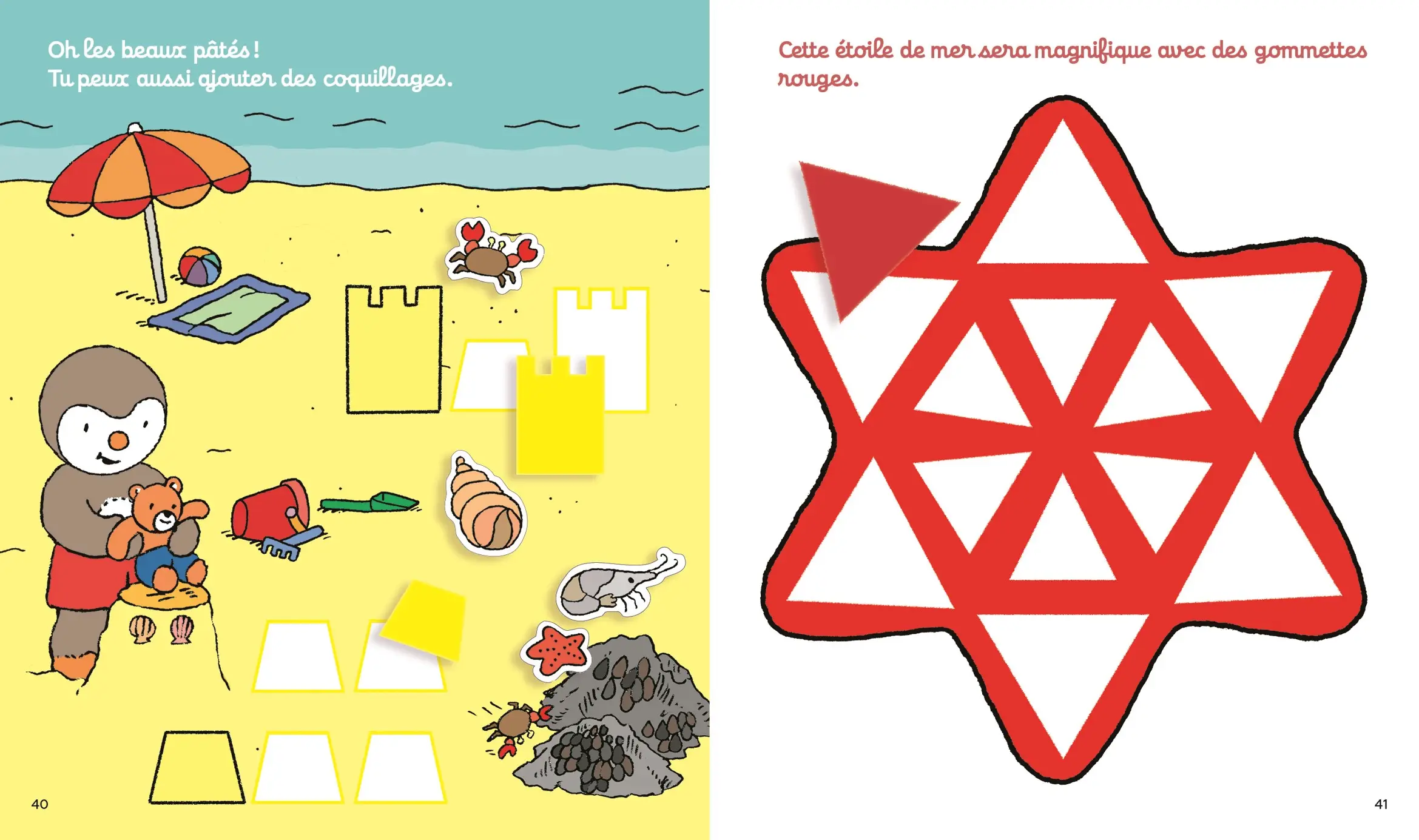 Mon maxi cahier de gommettes T'choupi ! Plus de 600 gommettes et autocollants repositionnables - Cahier d'activités - 9782095016074 - page-interieure4