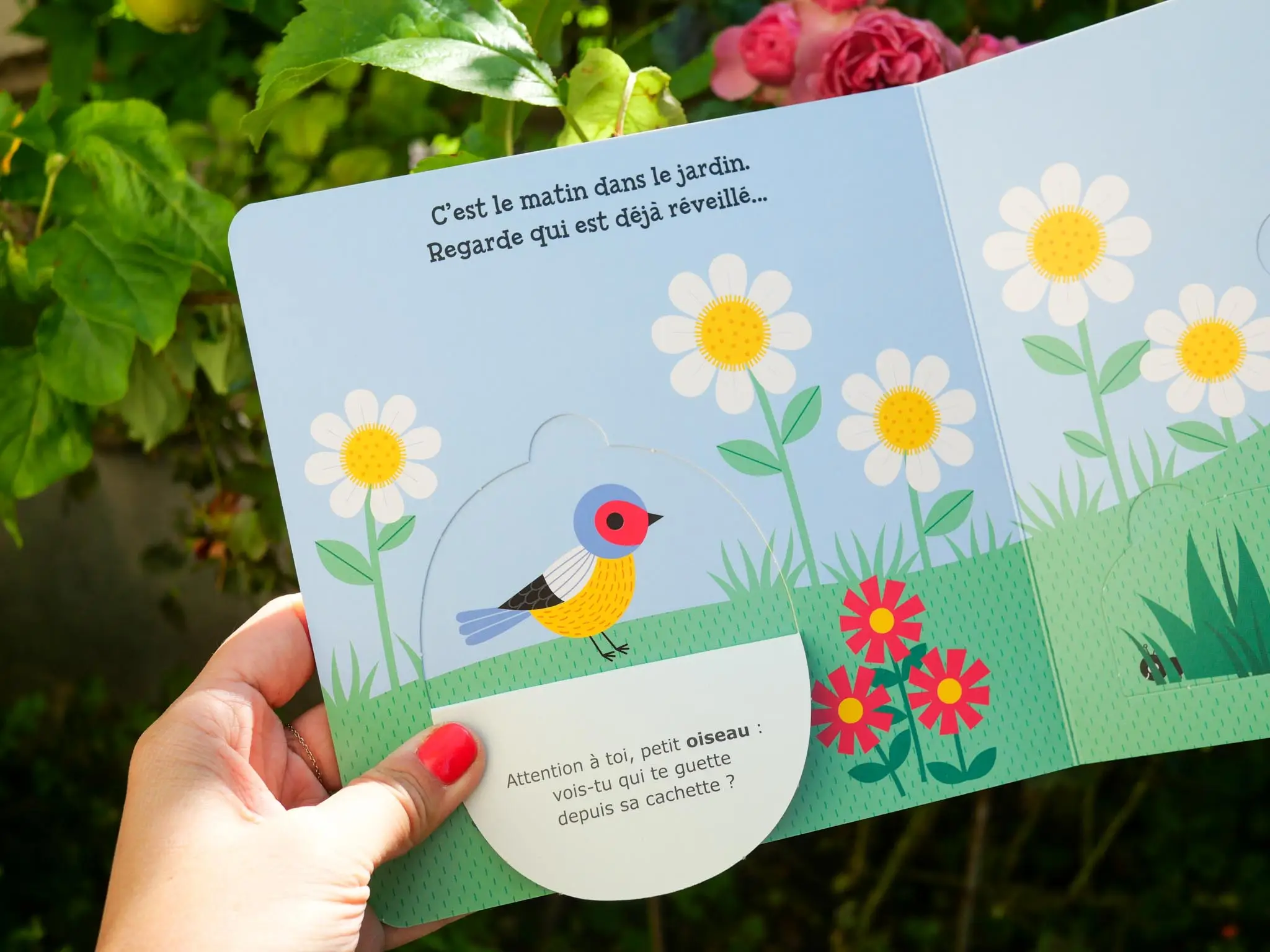 J'explore le jardin - Livre d'éveil à Flaps - Dès 18 mois - Livre d'éveil - 9782095016166 - page-intérieure4
