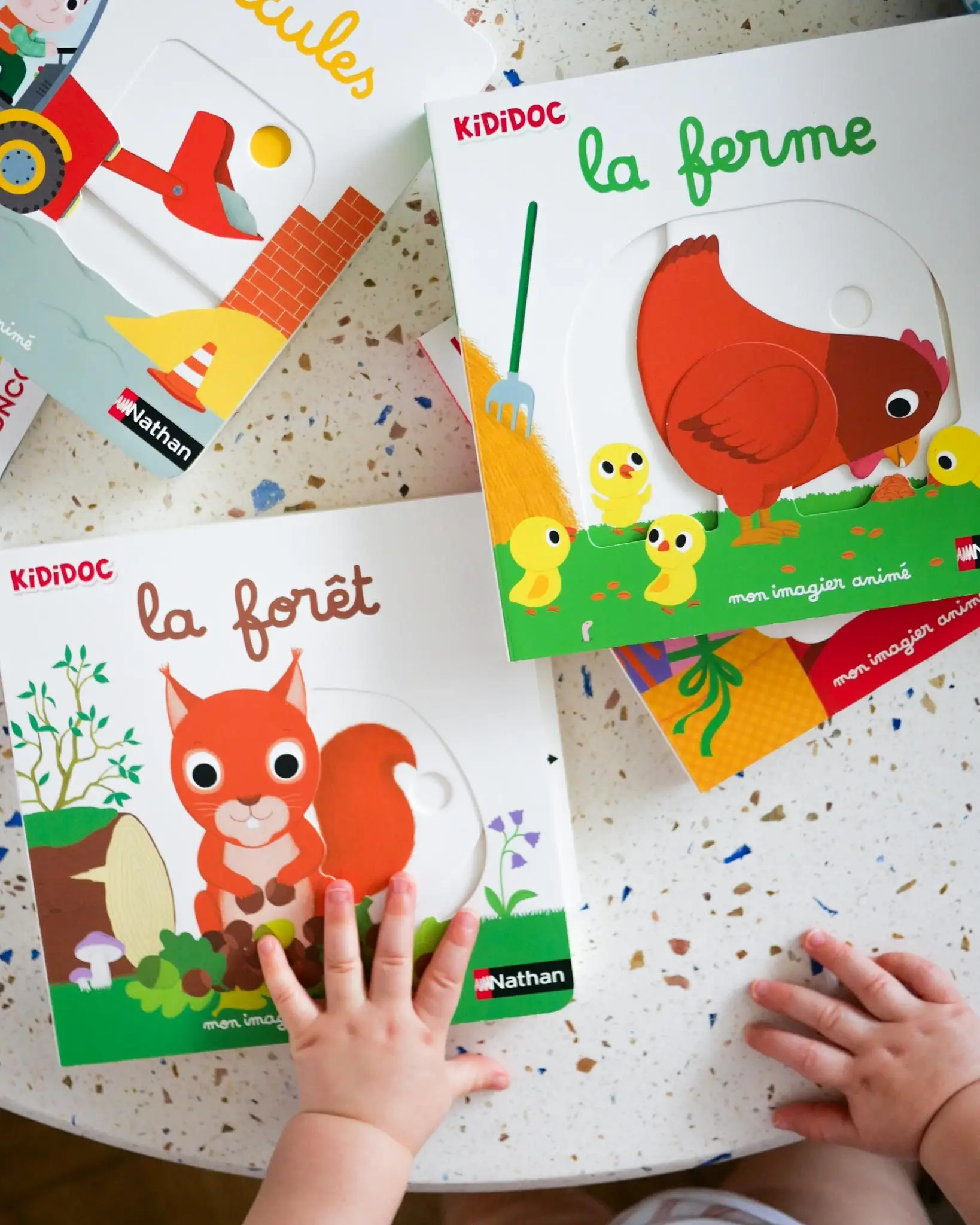 Mon imagier animé Kididoc - la ferme - nouvelle édition - Une histoire parfaite à découvrir à Pâques - Dès 1 an - Livre documentaire - 9782095024123 - page-intérieure4