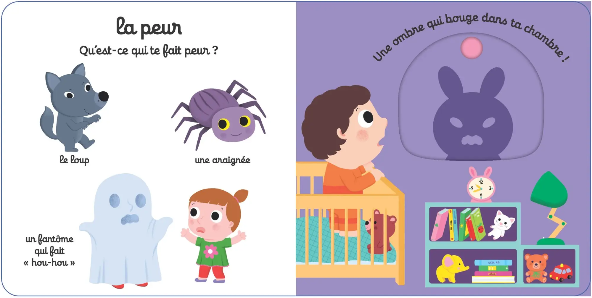 Mon imagier animé Kididoc - les émotions - nouvelle édition - Dès 1 an - Livre documentaire - 9782095028527 - page-interieure4