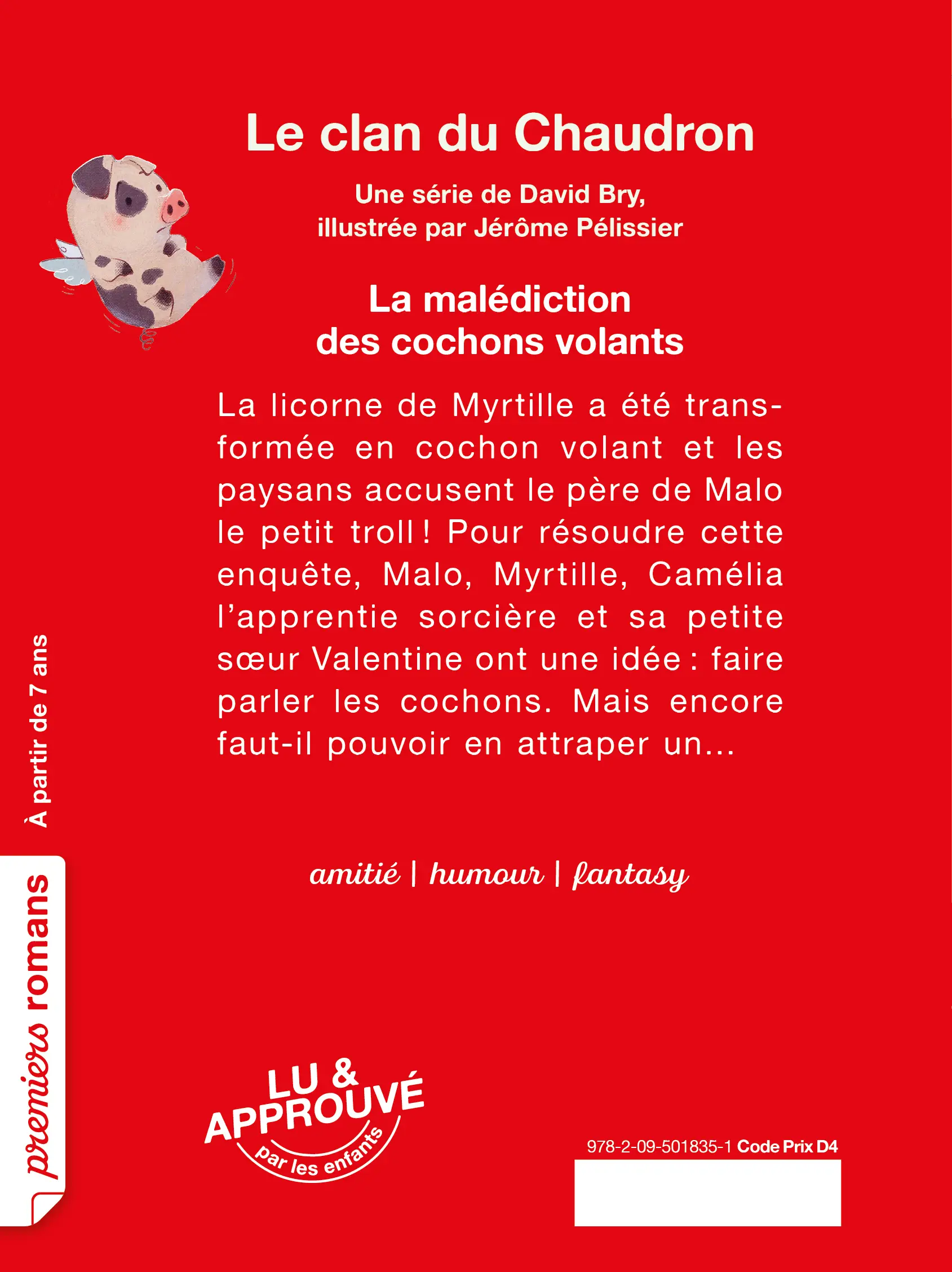 Le clan du chaudron : La malédiction des cochons volants - Premiers romans de fantasy dès 7 ans - Roman - 9782095049164 - page-interieure4