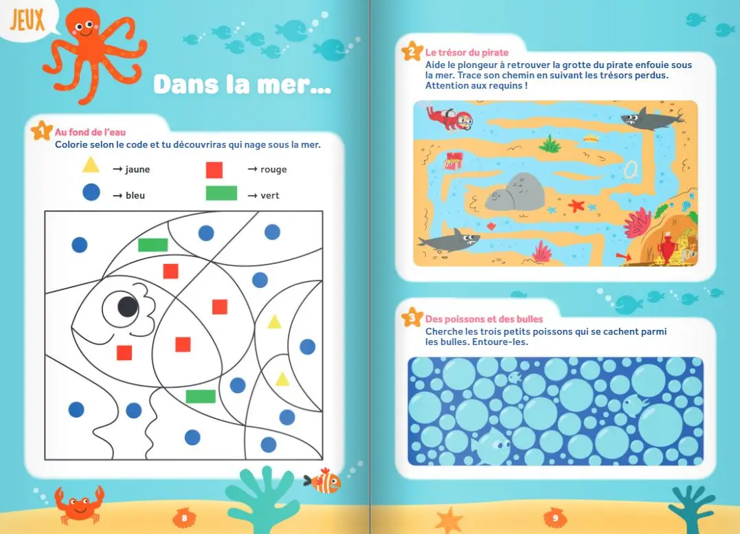 Cahier de Vacances 2026 de la PS vers la MS - Maternelle 3/4 ans - Cahier de vacances - 9782091932538 - page-interieure5
