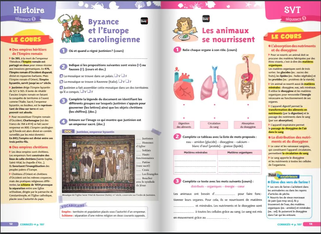 Cahier de Vacances 2026 de la 5ème vers la 4ème - Toutes les matières  - Cahier de vacances - 9782091932620 - page-interieure5