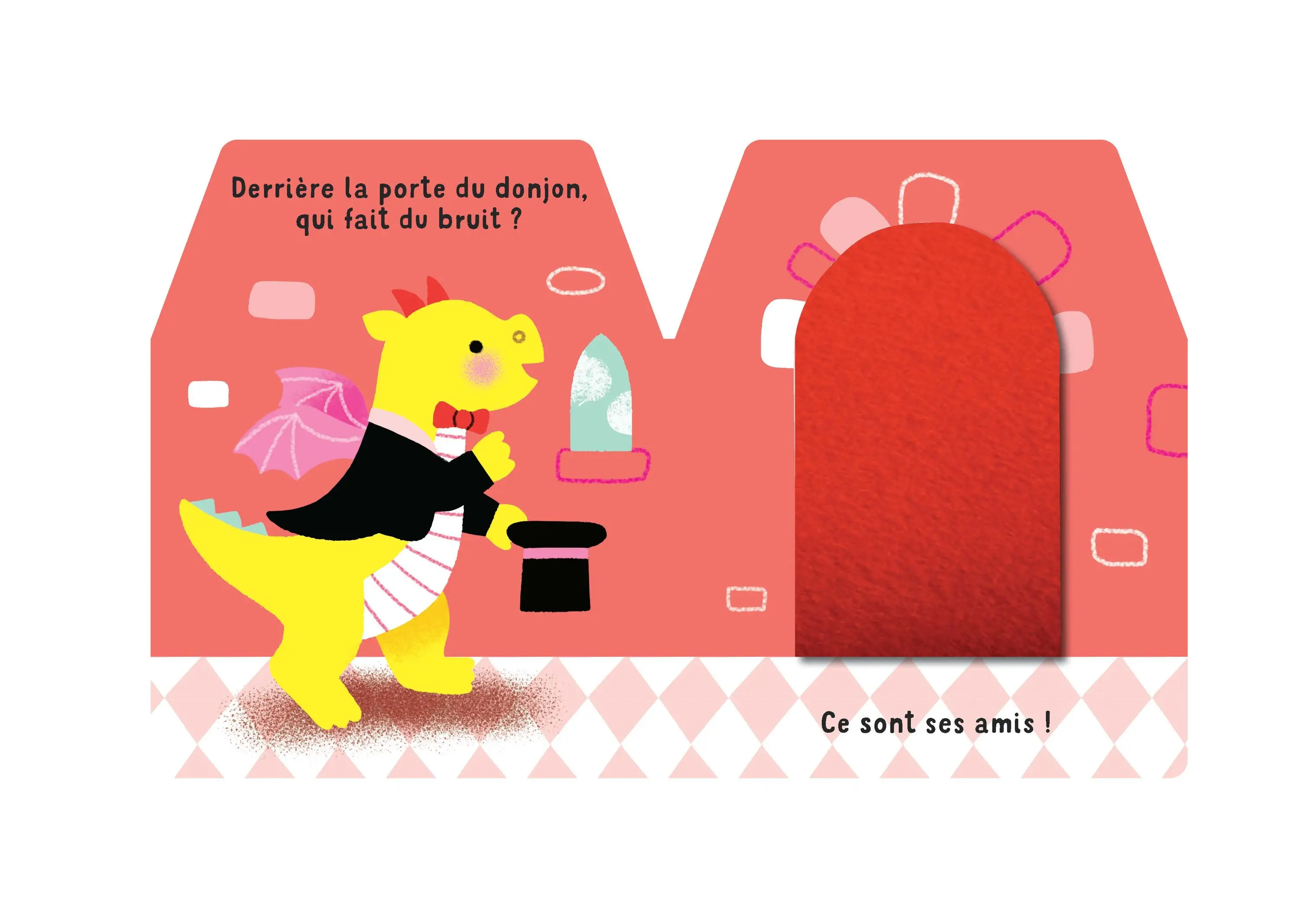 Cache-cache petit dragon - Livre matière - éveil -  Dès 6 mois - Livre d'éveil - 9782092491621 - page intérieure5