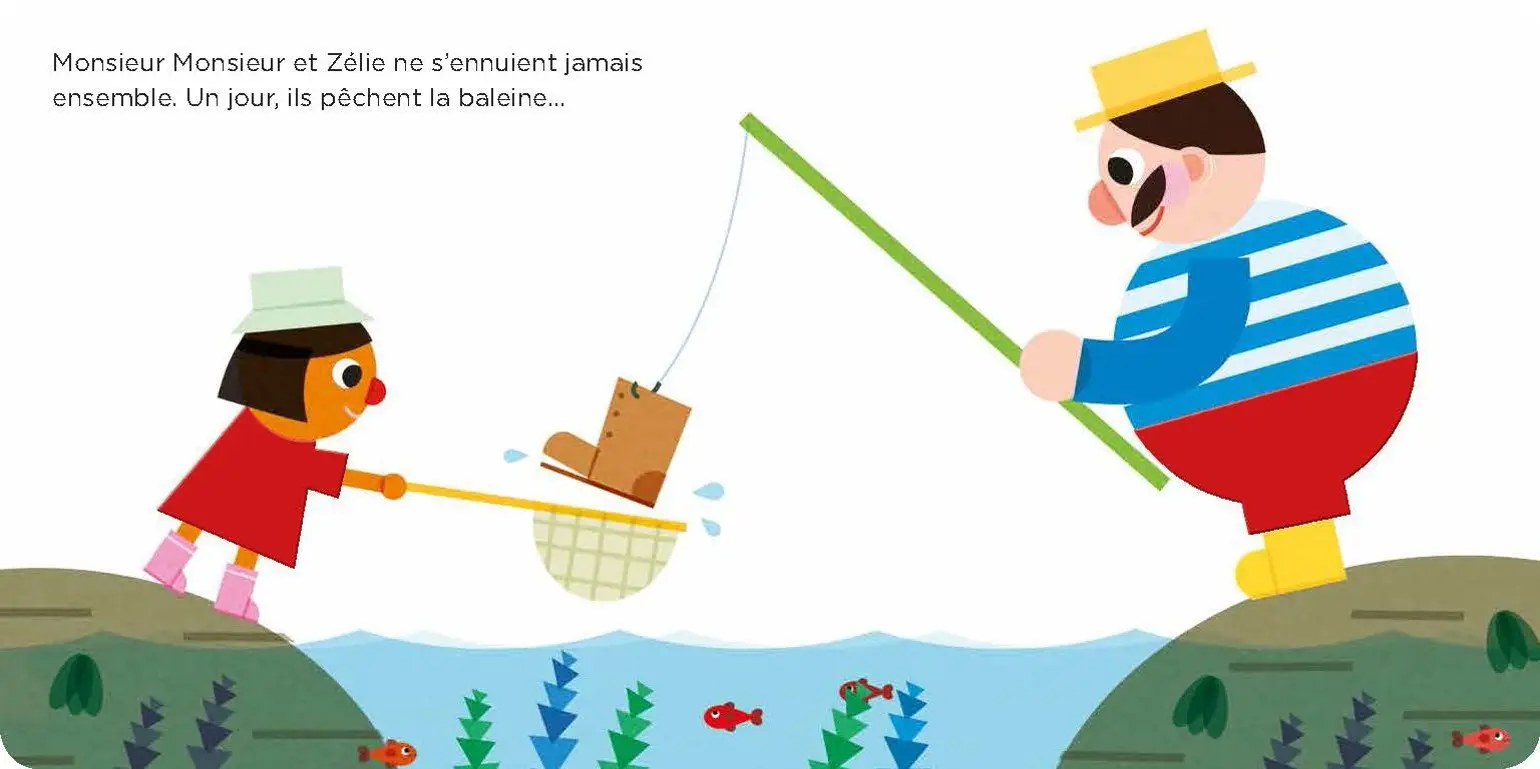 Les vacances de monsieur Monsieur  - Livre à toucher - Dès 2 ans - Album(s) - 9782092491638 - page intérieure5