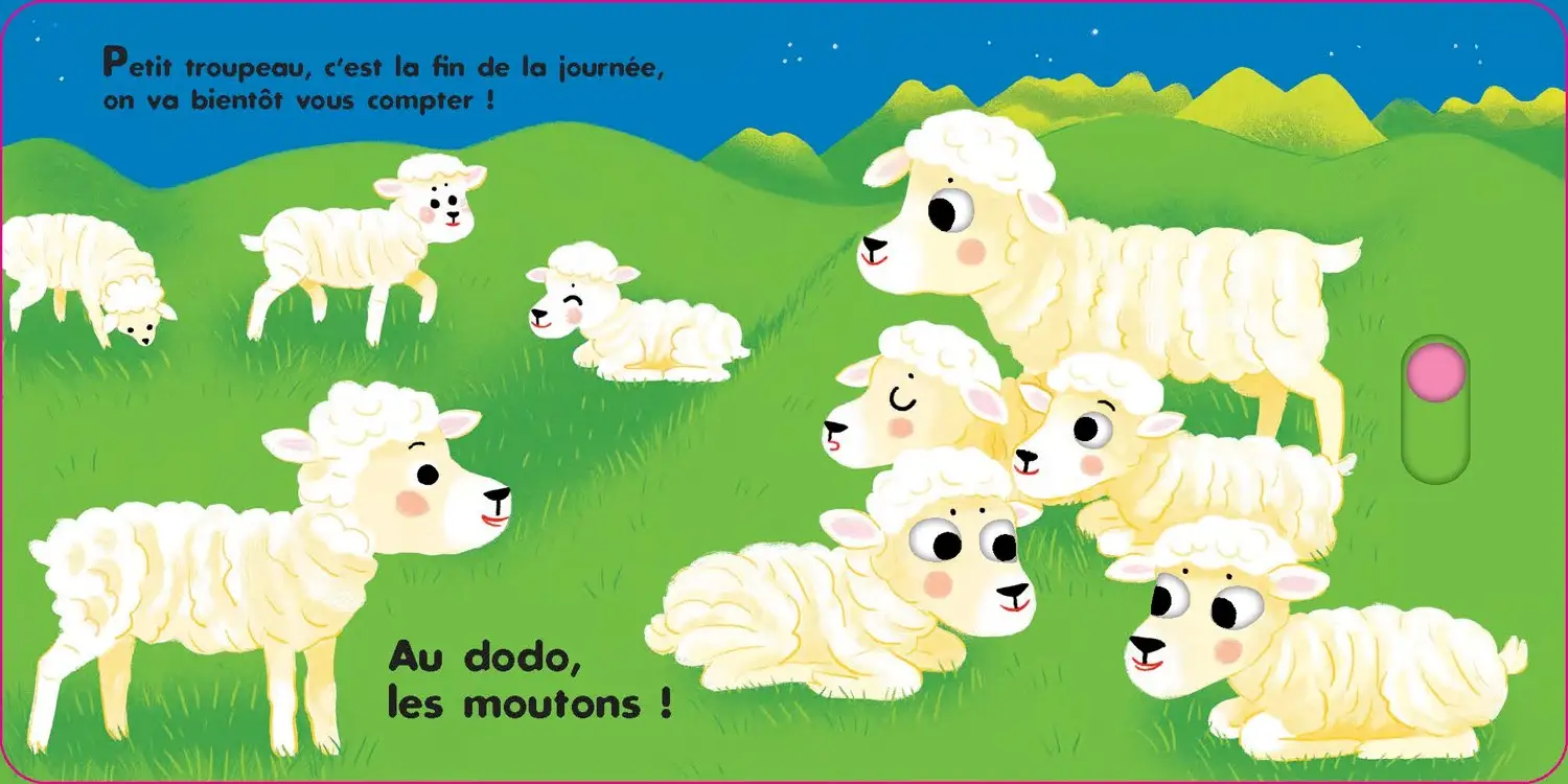 Au dodo - les amis de la ferme- Livre animé Dès 6 mois - Pour accompagner le rituel du coucher des bébés - Livre d'éveil - 9782092493830 - page-interieure5