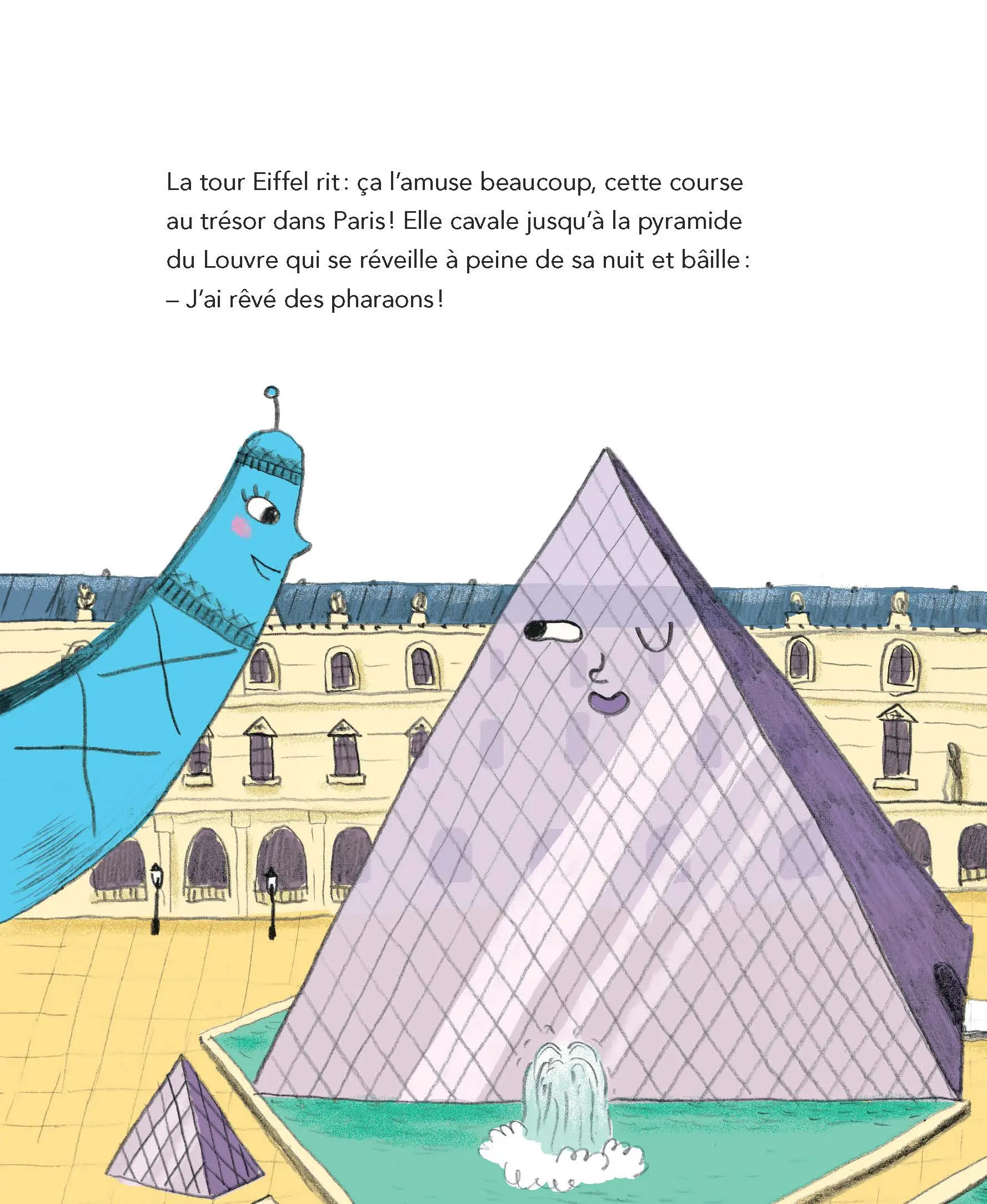 La tour Eiffel se balade à Paris - Album - Dès 3 ans - Album(s) - 9782092566381 - page intérieure5