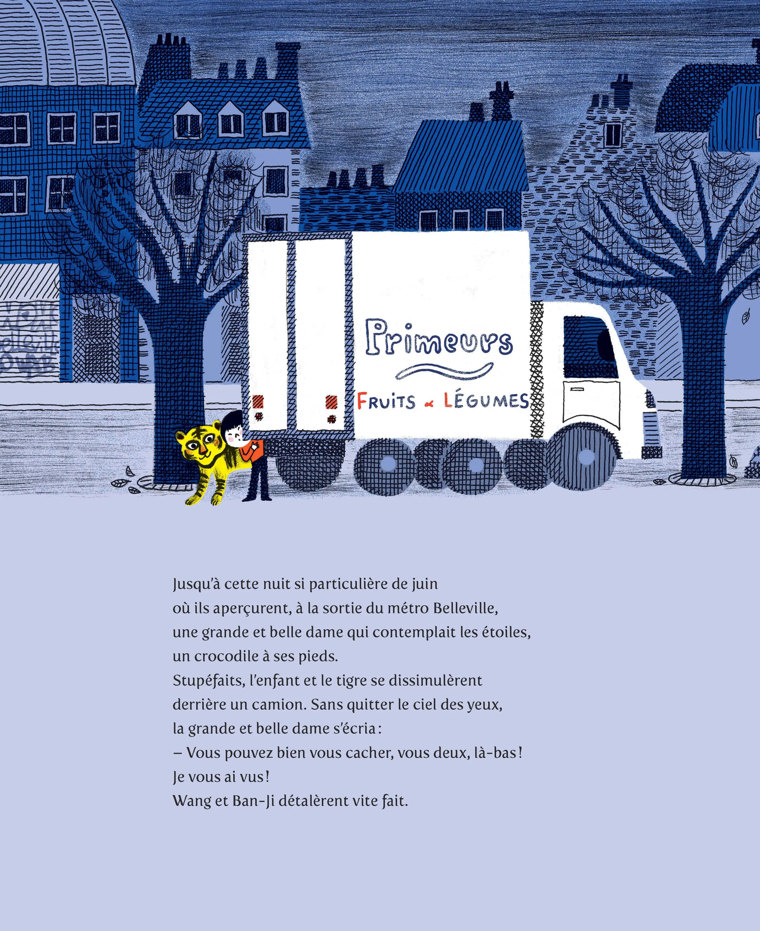 Le crocodile du boulevard de Belleville - Album - Dès 3 ans  - Album(s) - 9782092571224 - page intérieure5