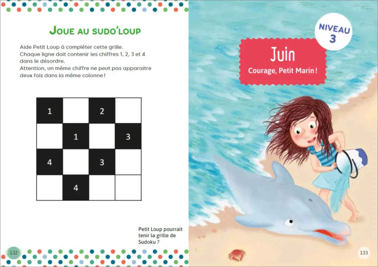 Mon année de CP avec les animaux de Lou : Une histoire par mois pour entrer dans la lecture ! Dès 6 ans - Roman - 9782092595787 - page intérieure5