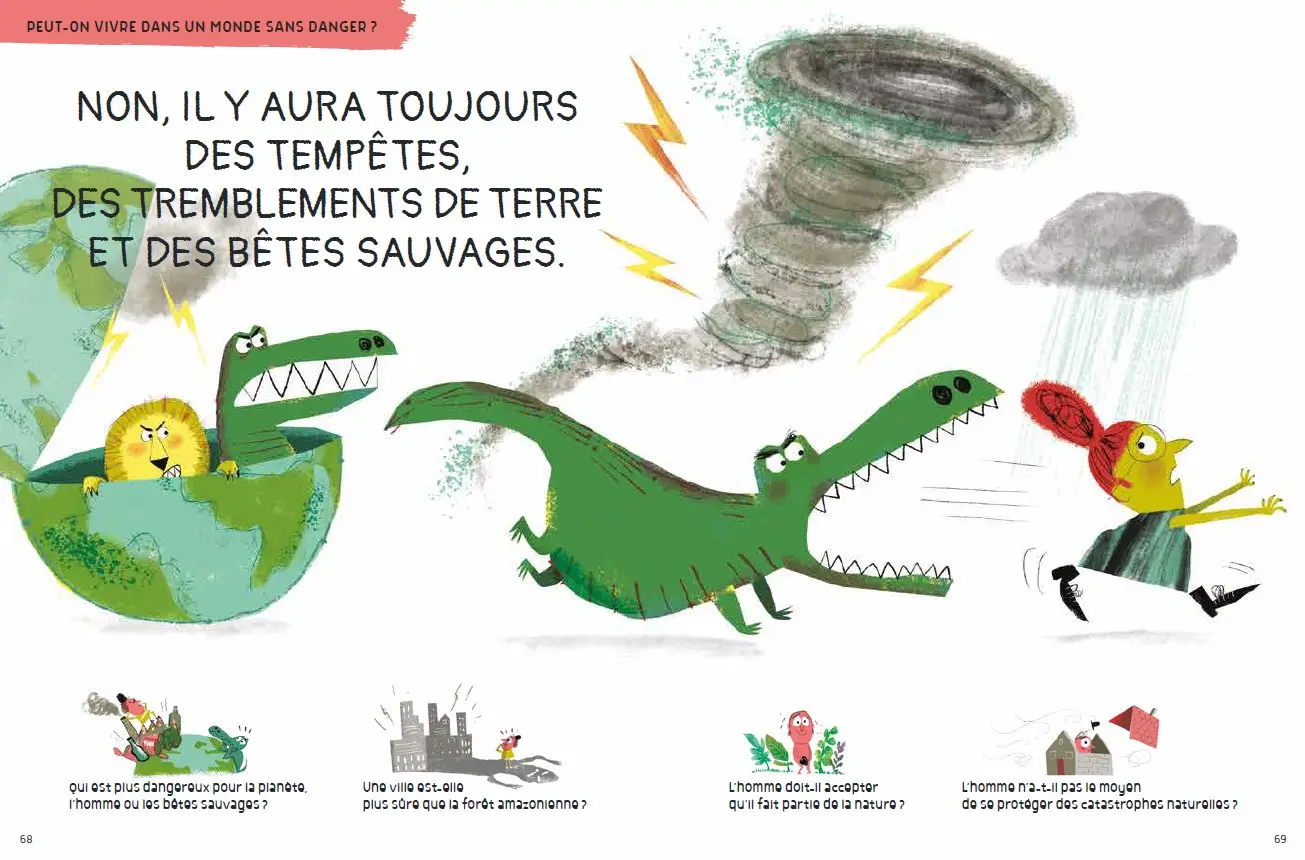 C'est quoi la peur ? - La philosophie au secours des émotions - Philo z'enfants pour les 7-10 ans - Album(s) - 9782095016395 - page-interieure5