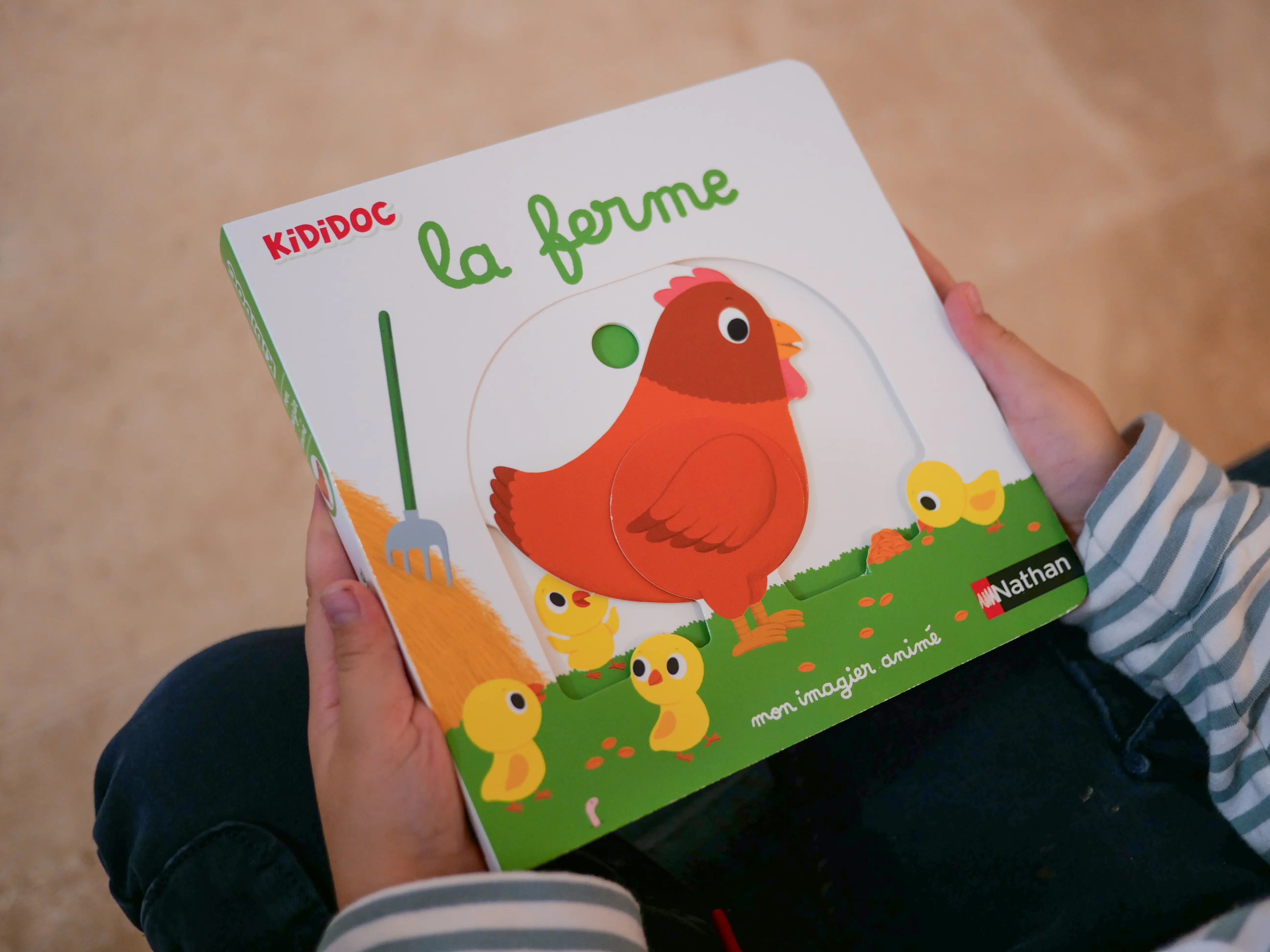 Mon imagier animé Kididoc - la ferme - nouvelle édition - Une histoire parfaite à découvrir à Pâques - Dès 1 an - Livre documentaire - 9782095024123 - page-intérieure5