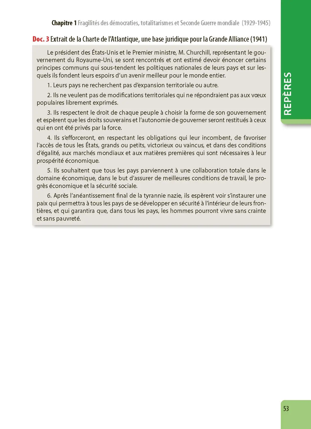 Histoire-Géographie Terminale - ABC Excellence - Bac 2027 - Enseignement commun Tle - Cours complets, Notions-clés et vidéos, Points méthode, Exercices et corrigés détaillés - Livre de cours, méthode et exercices - 9782091571430 -  [page intérieure53]