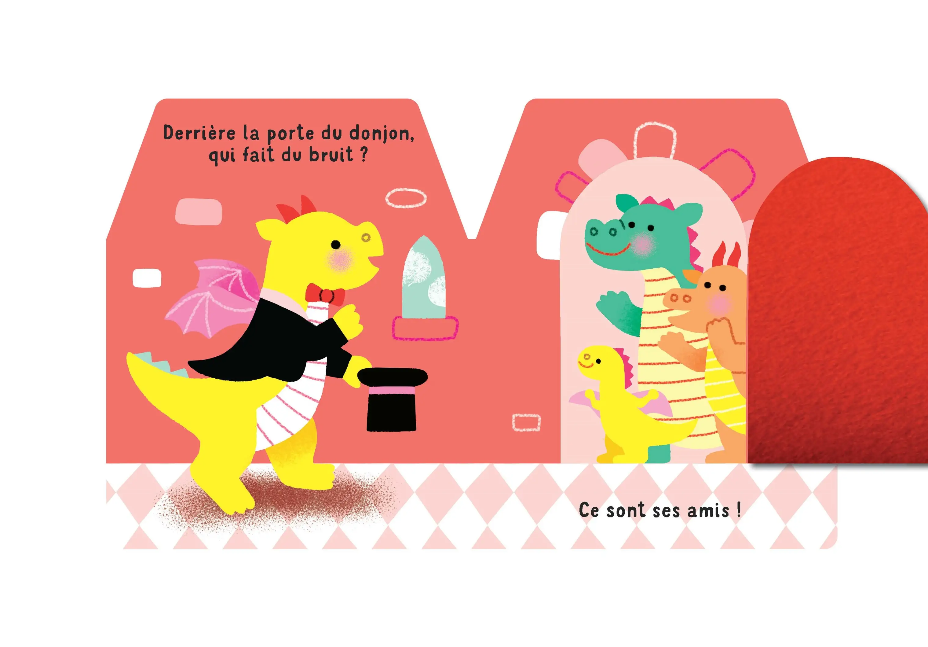Cache-cache petit dragon - Livre matière - éveil -  Dès 6 mois - Livre d'éveil - 9782092491621 - page intérieure6